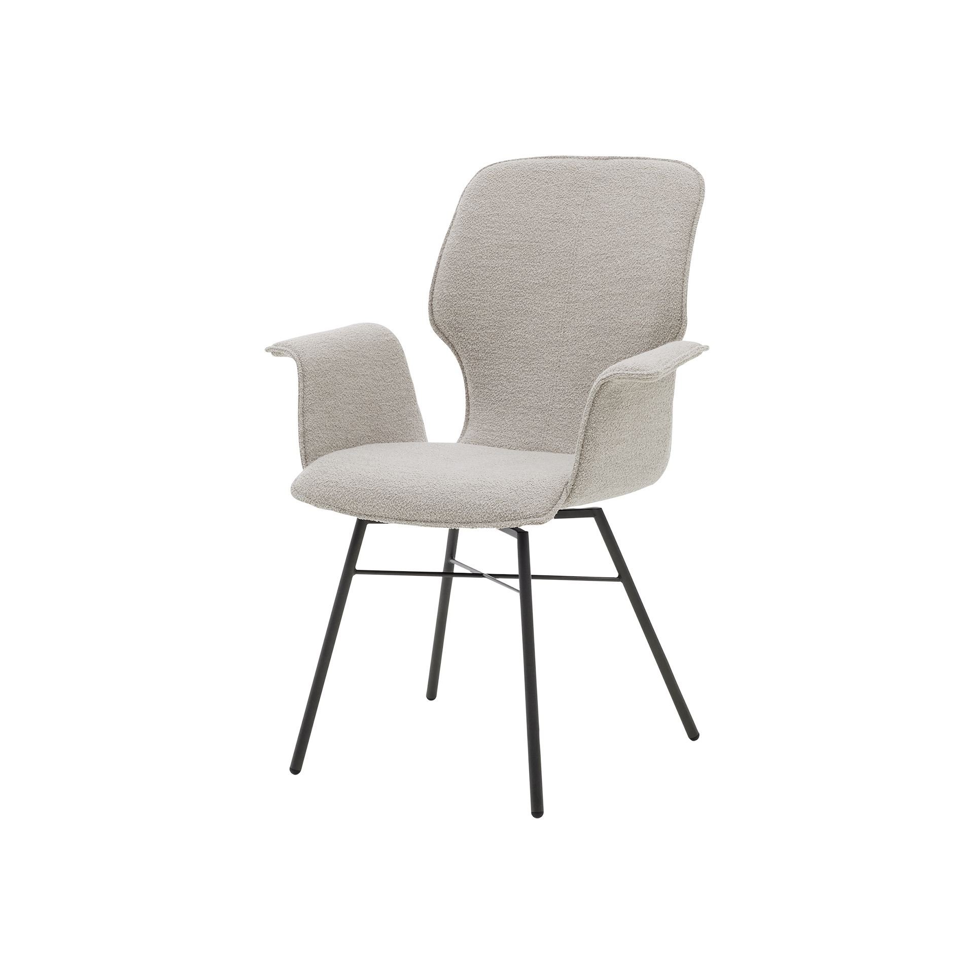 Musterring Armlehnstuhl Nevio Bezug Alpine natural 01 Gestell Anthrazit Musterring Armlehnstuhl Nevio Bezug Alpine natural 01 Gestell Anthrazit