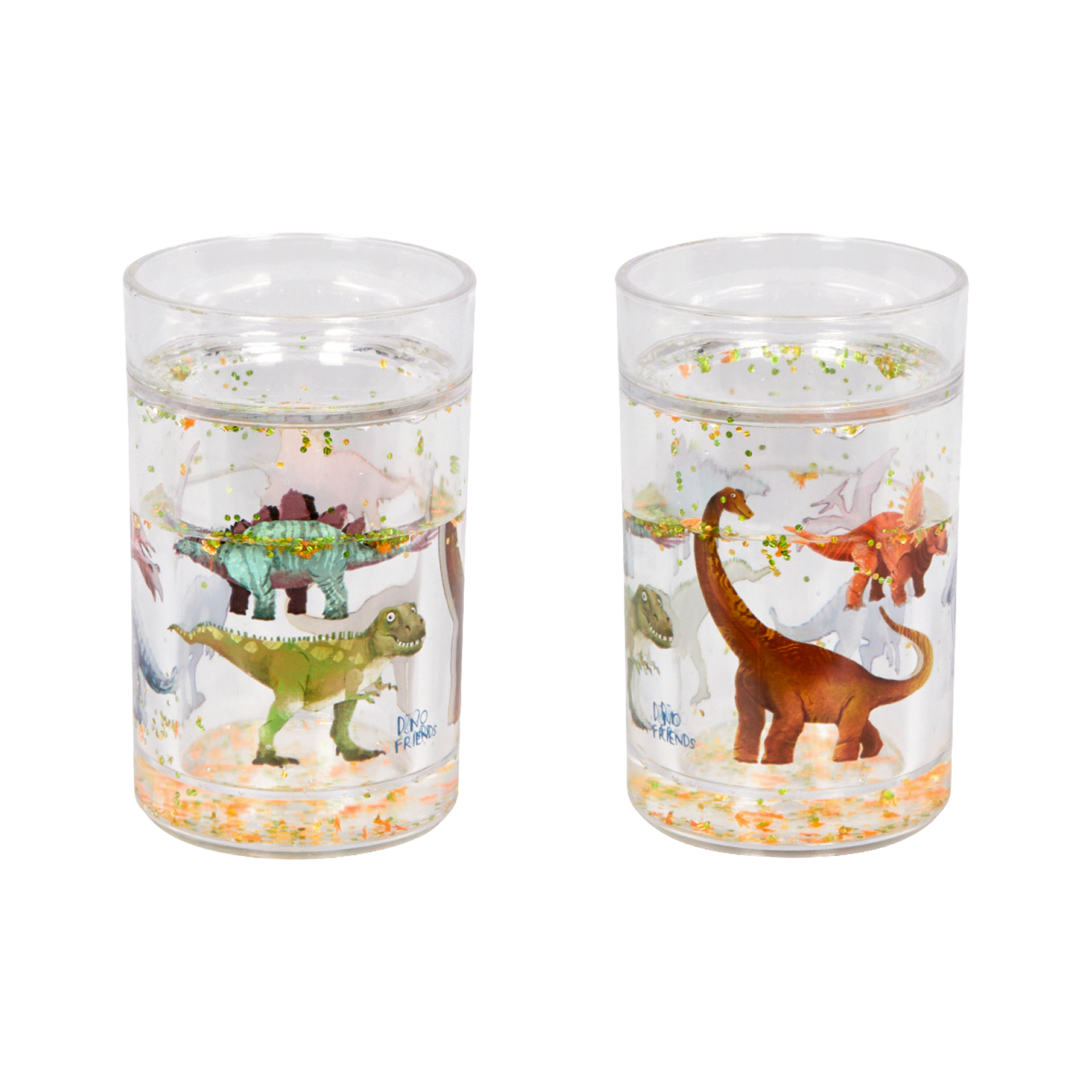 Kindergeschirr Glitzerbecher - Dino Friends Mehrfarbig Kindergeschirr Glitzerbecher - Dino Friends Mehrfarbig