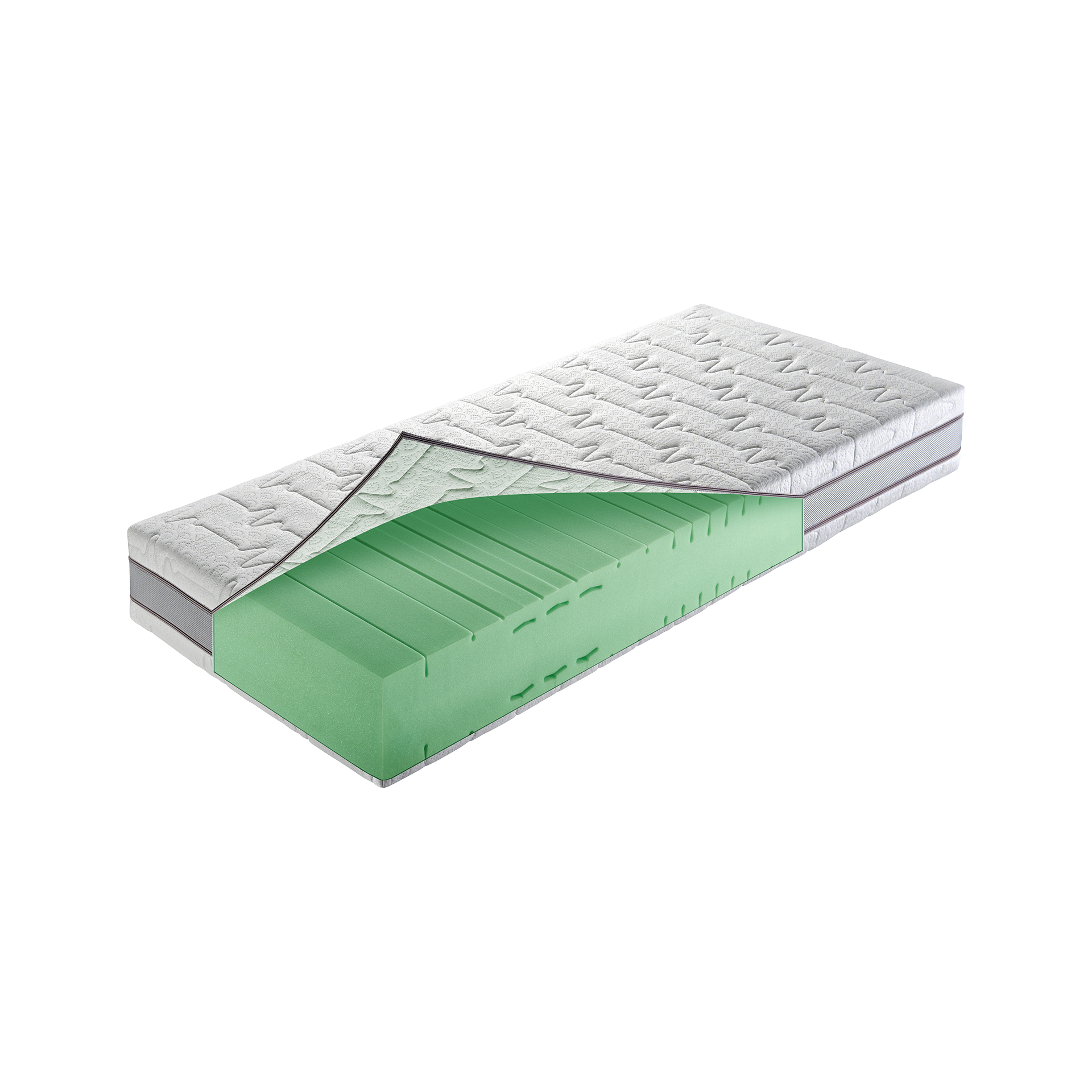 Komfortschaummatratze Ergopur KS300 90x200 cm Matratze H2 - mittelfest, bis ca. 80 kg