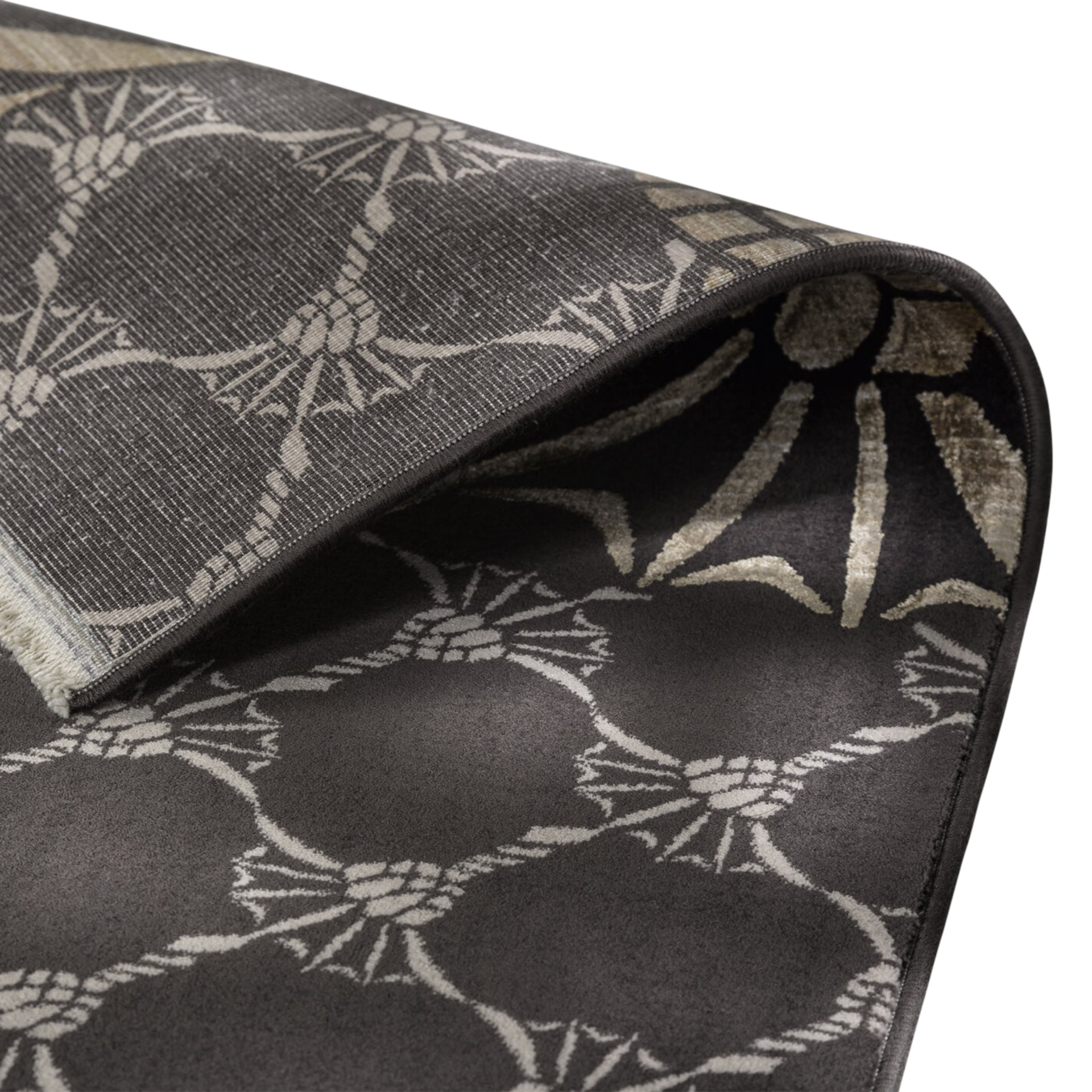 JOOP! Teppich Cornflower double 170x240cm Anthrazit JOOP! Teppich Cornflower double 170x240cm Anthrazit