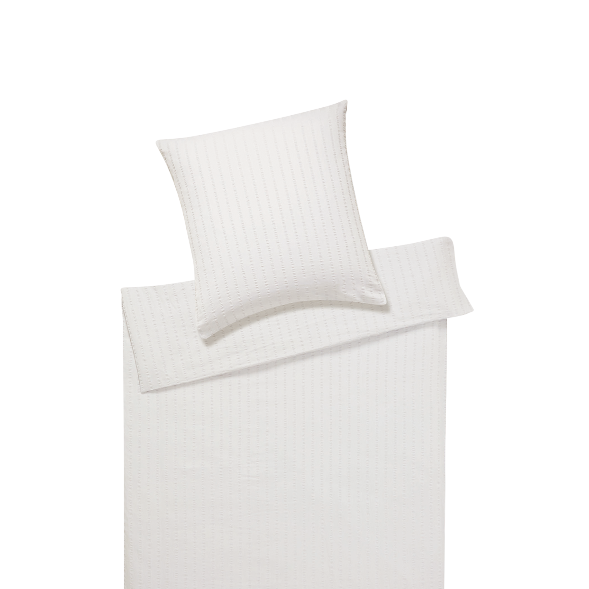 Seersucker Bettwäsche Chelsea Wollweiß 135x200cm Seersucker Bettwäsche Chelsea Wollweiß 135x200cm