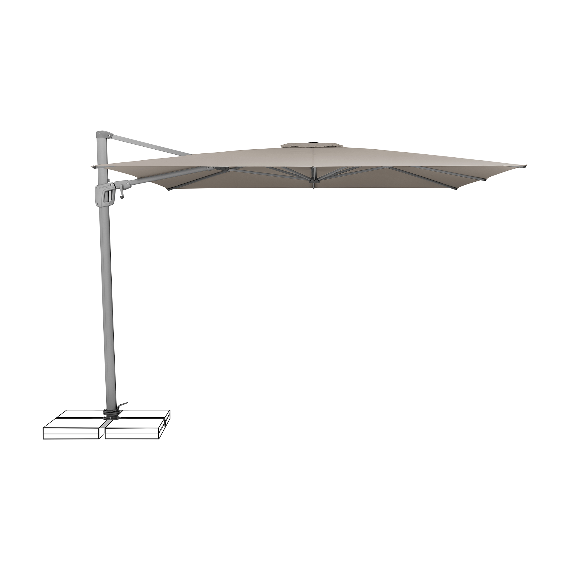 Suncomfort by Glatz Sonnenschirm Sunflex Beige