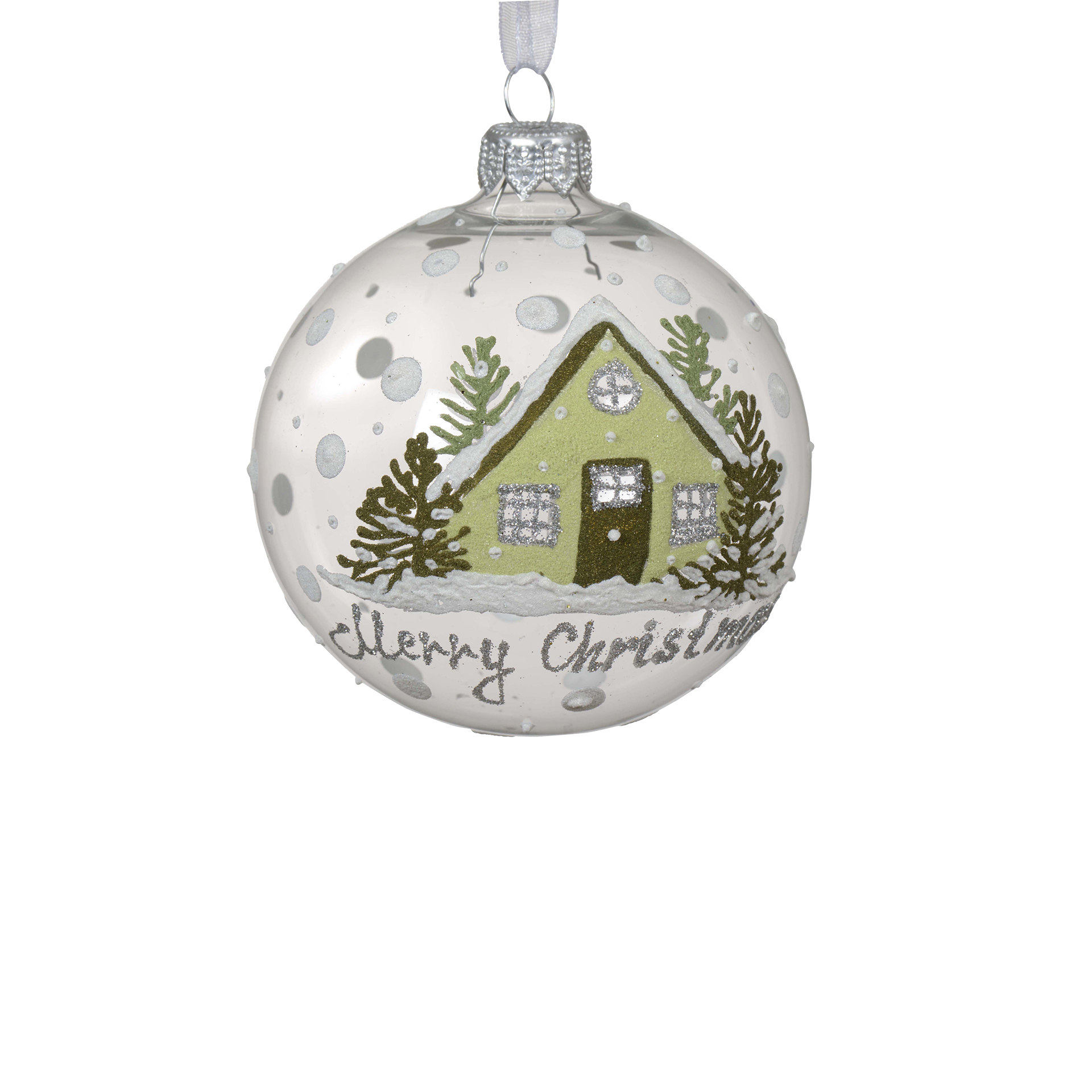 Weihnachtskugeln Forest transparent