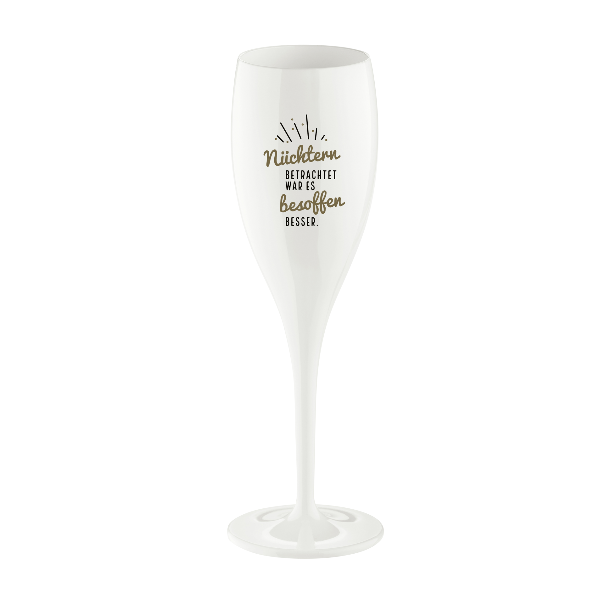 Glas CHEERS No. 1 white Glas CHEERS No. 1 white
