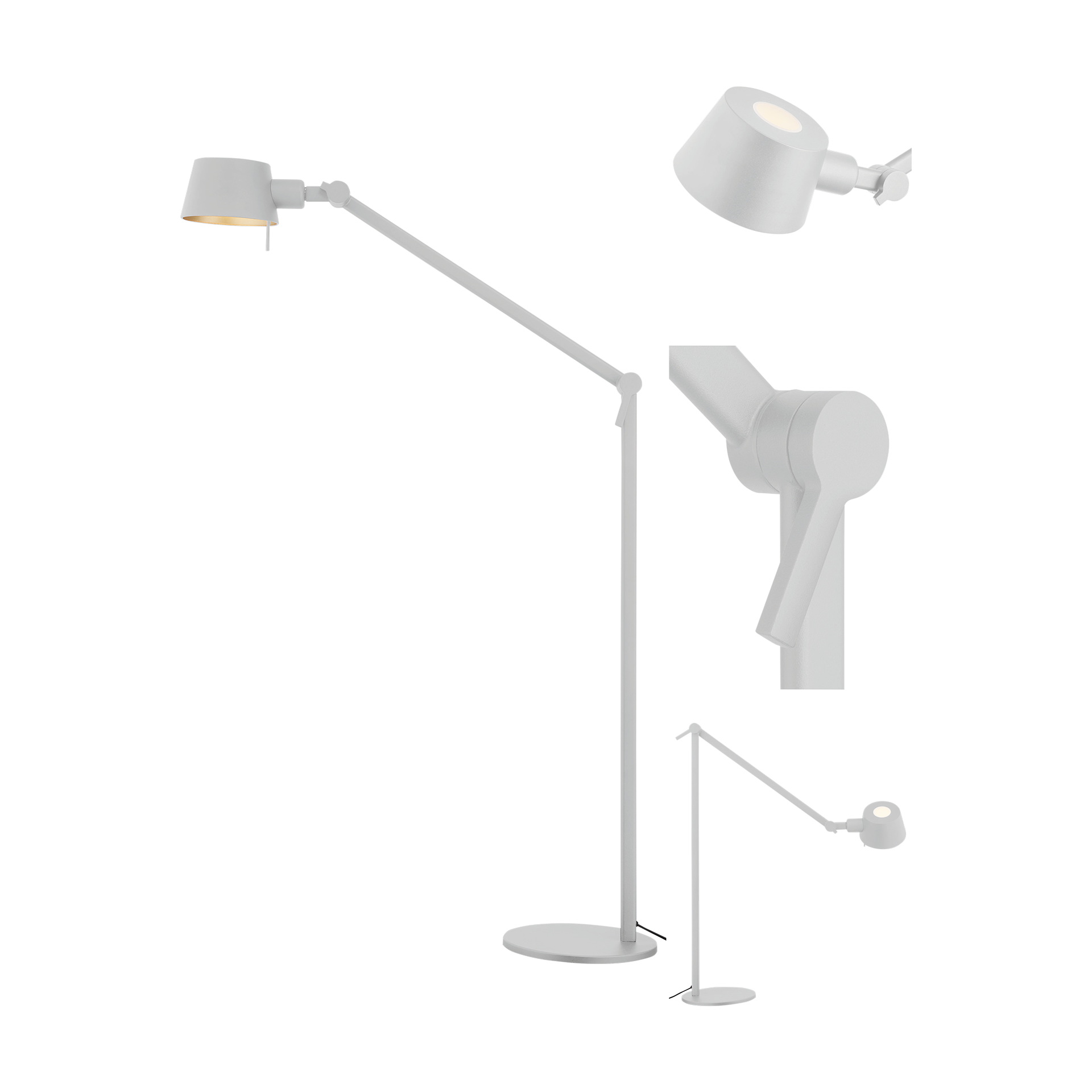 Stehleuchte MEDO Weiß