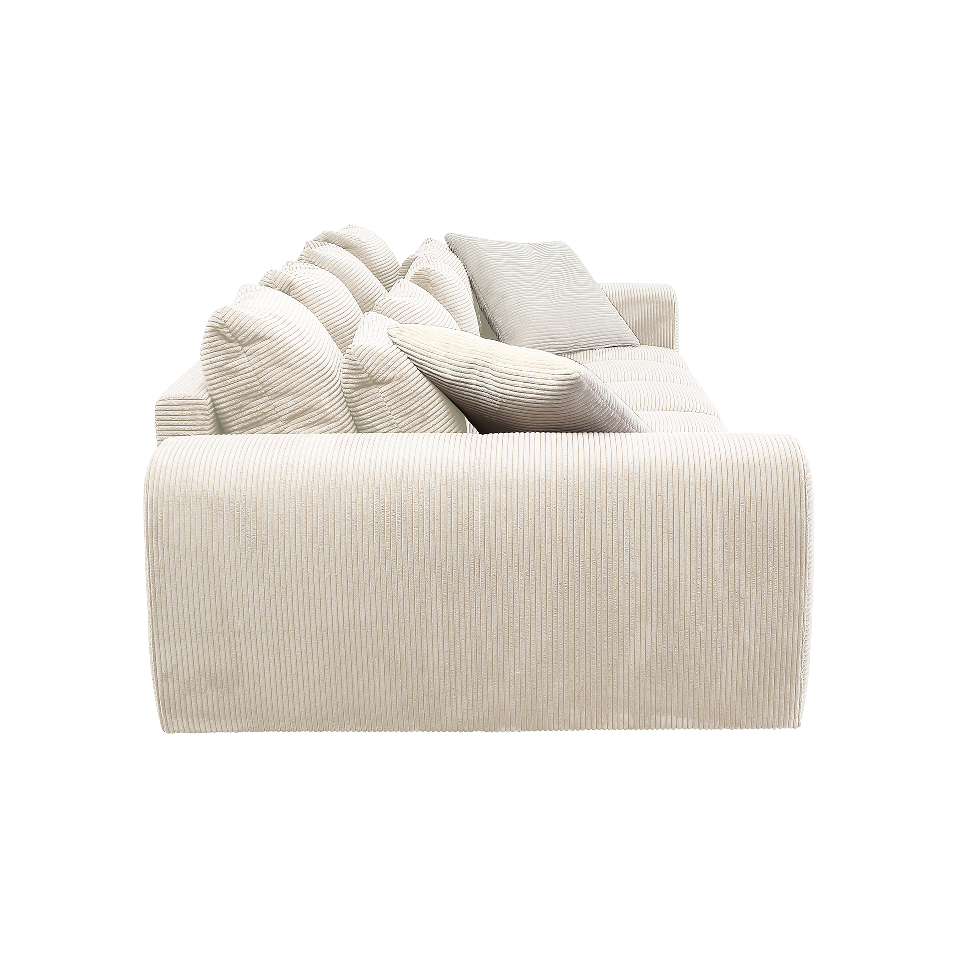 Bigsofa Janni Bezug Cord Beige Bigsofa Janni Bezug Cord Beige