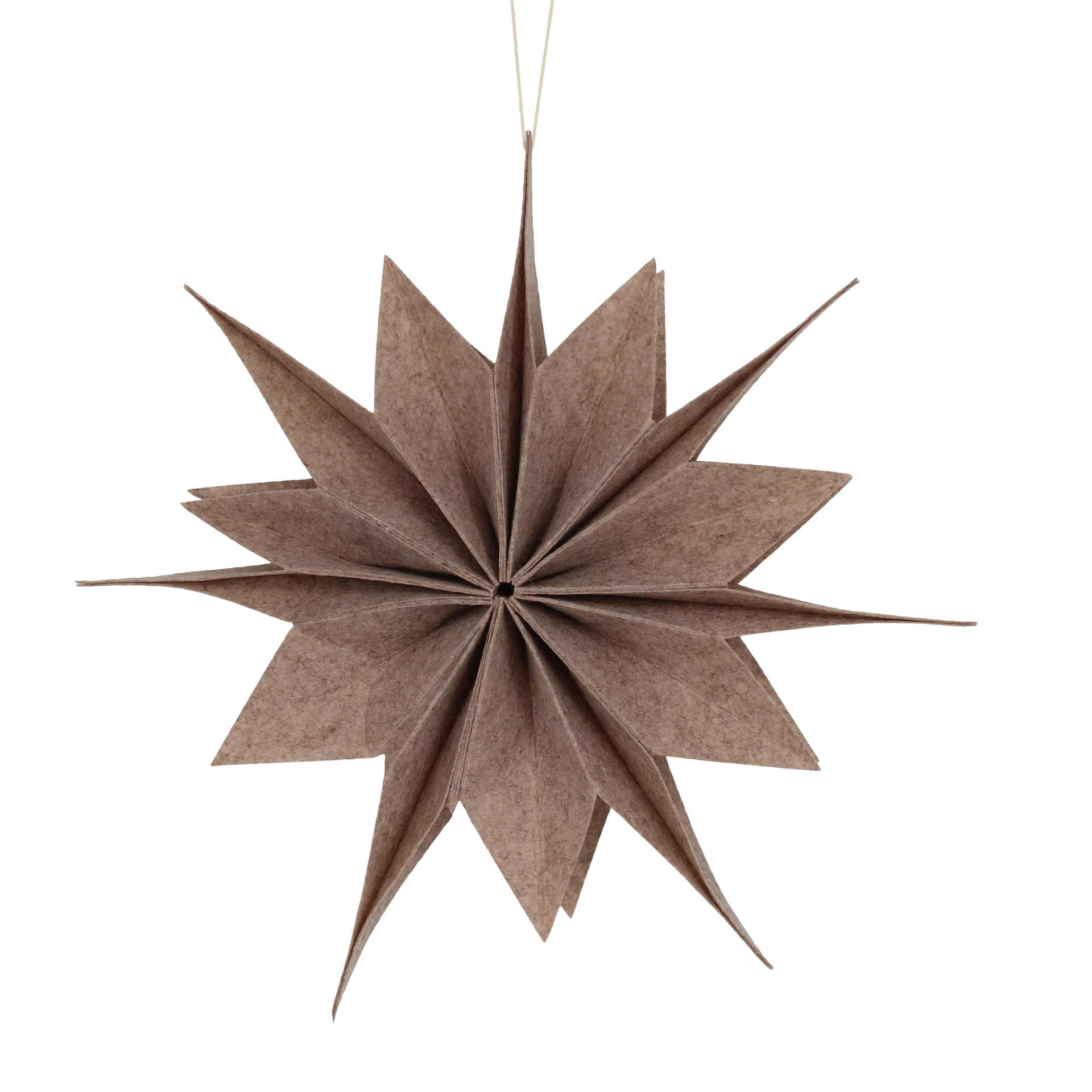 Dekohänger Stern Braun
