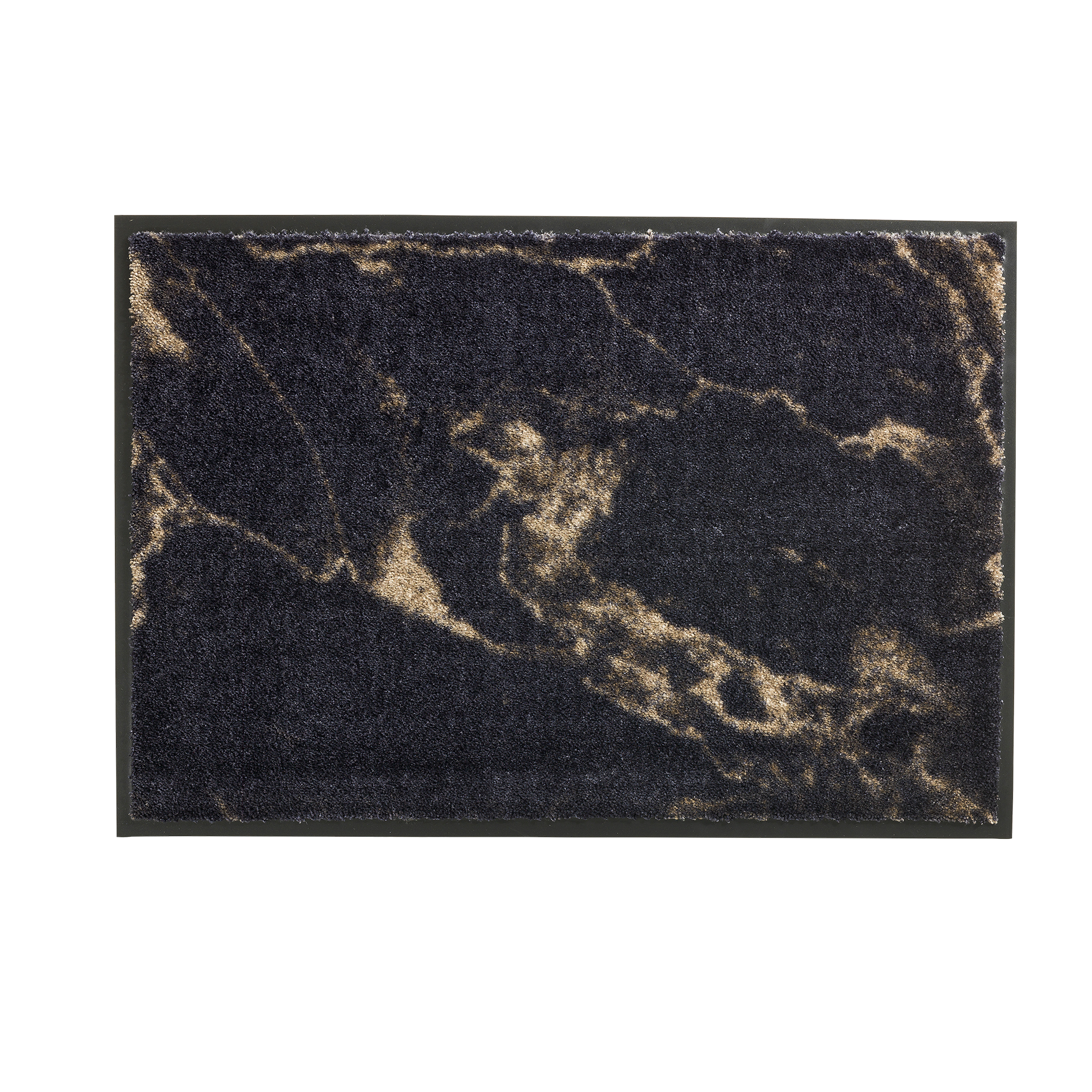 SCHÖNER WOHNEN-Kollektion Fußmatte Miami 50x70 Marmor Anthrazit-Grau SCHÖNER WOHNEN-Kollektion Fußmatte Miami 50x70 Marmor Anthrazit-Grau