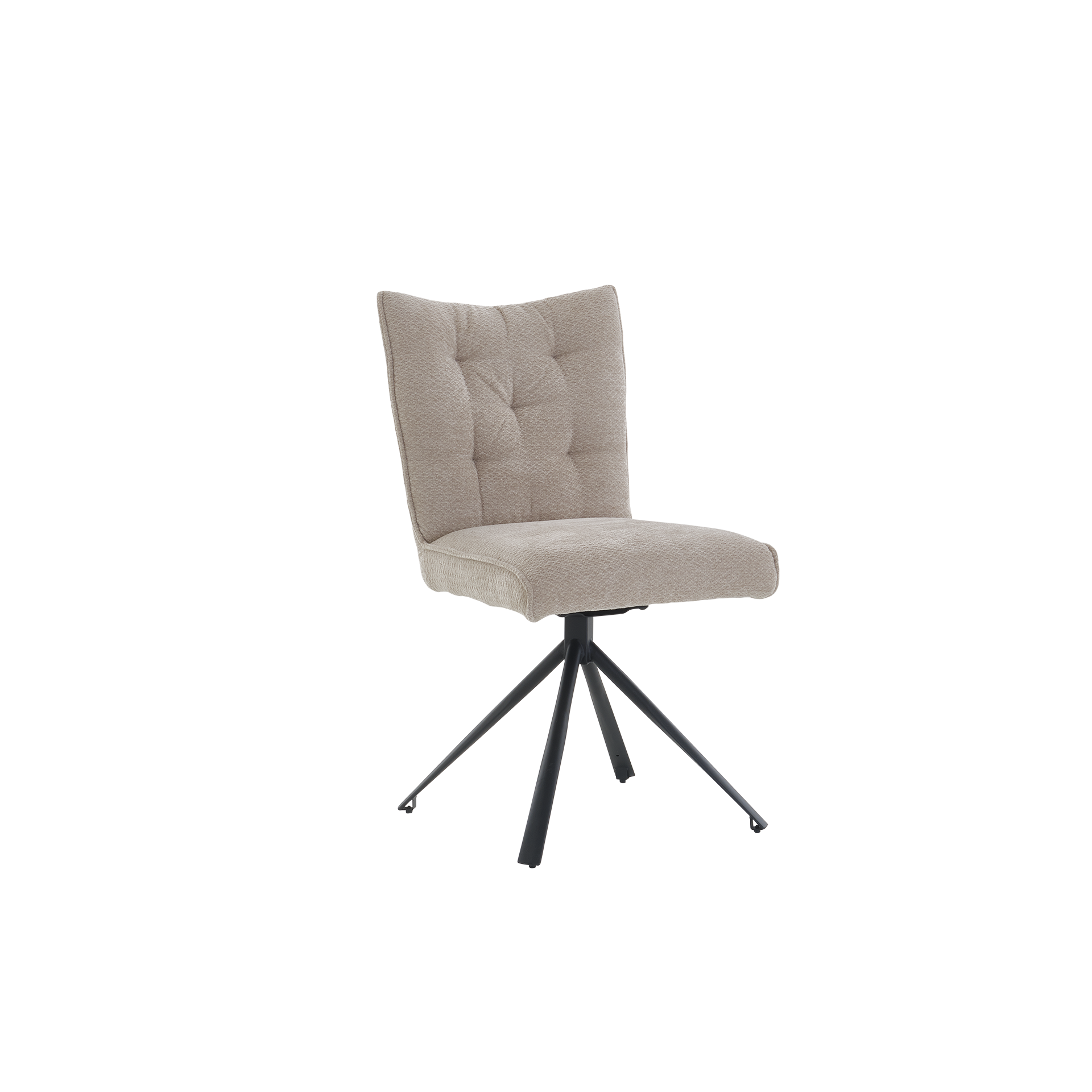 Stuhl Recardo Bezug Creme Gestell Schwarz Stuhl Recardo Bezug Creme Gestell Schwarz