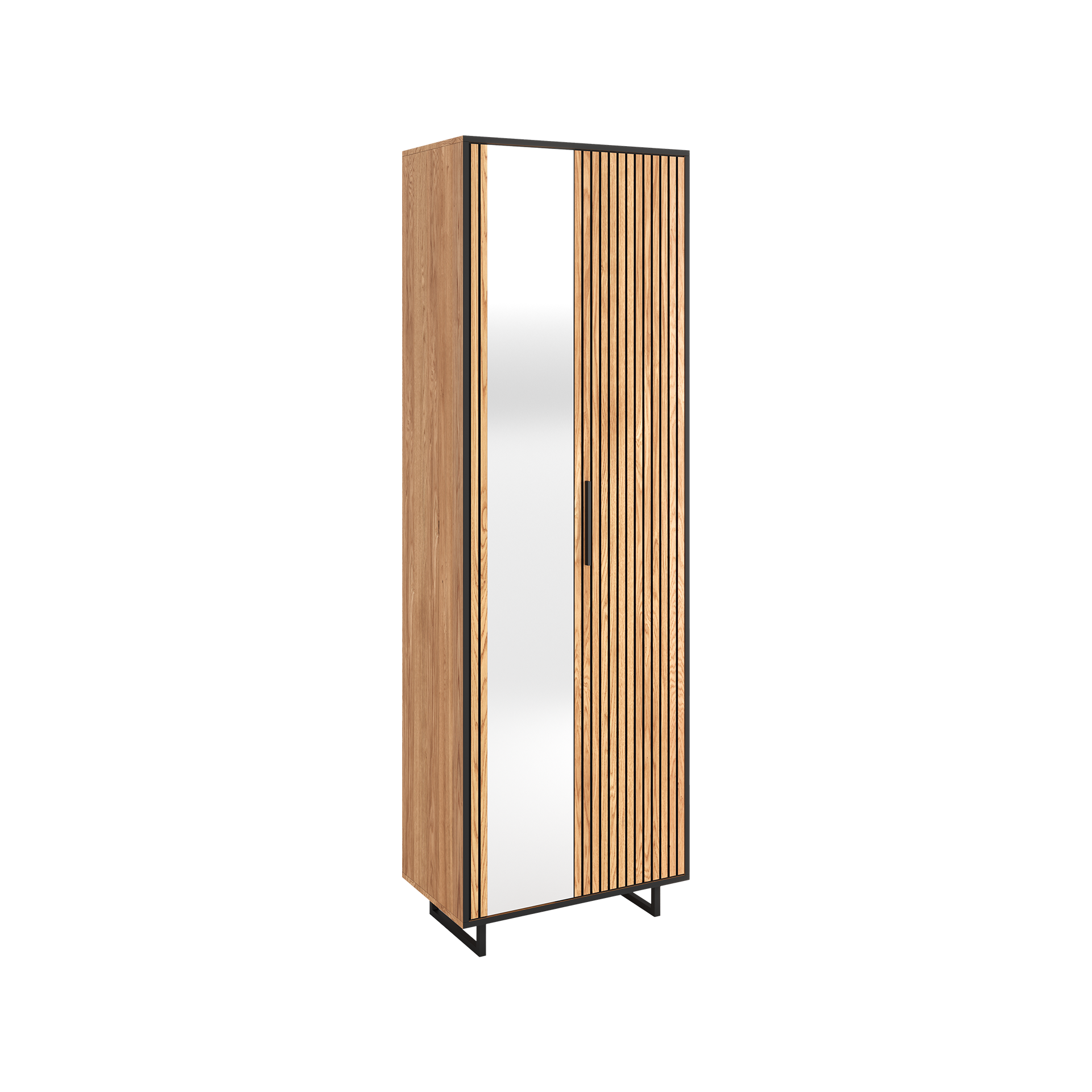 Novofurn Garderobenschrank Ela Eichefarben Novofurn Garderobenschrank Ela Eichefarben