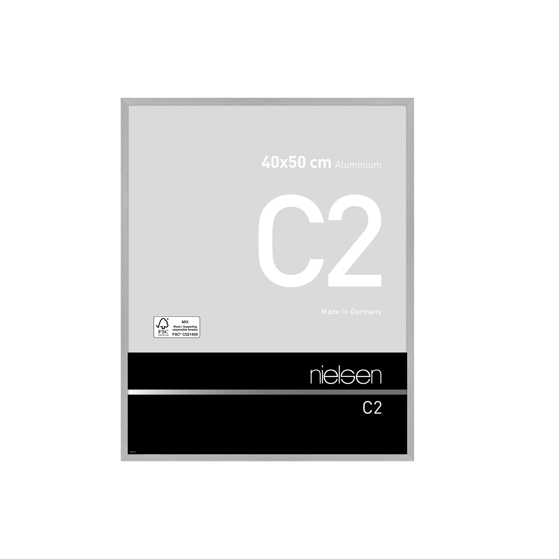 Bilderrahmen C2 Struktur silber matt Bilderrahmen C2 Struktur silber matt