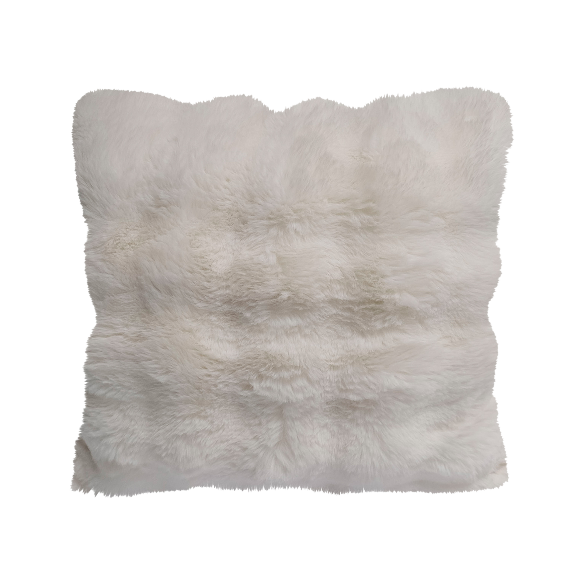 Kissen Rabbit Fur Offwhite 45x45cm