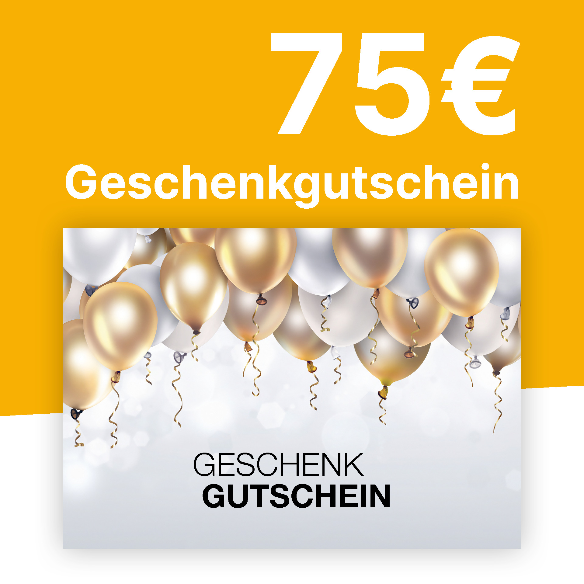 Gutschein 75,- € Gutschein 75,- €