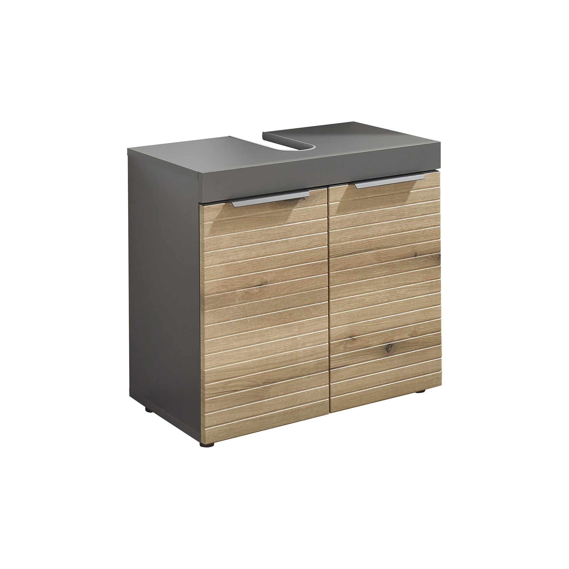 Paul Phillip Waschbeckenunterschrank TAJO Eichefarben 34*60*56