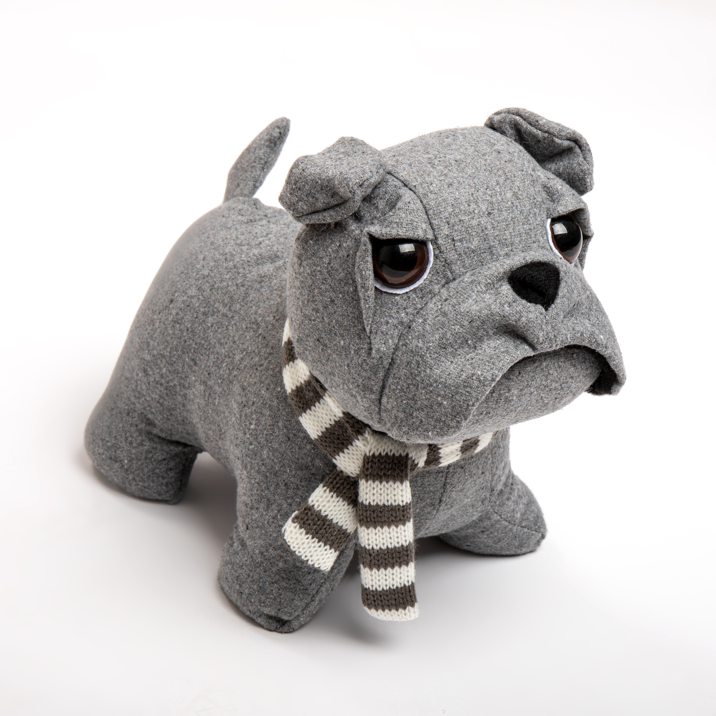 Türstopper Mops Anthrazit