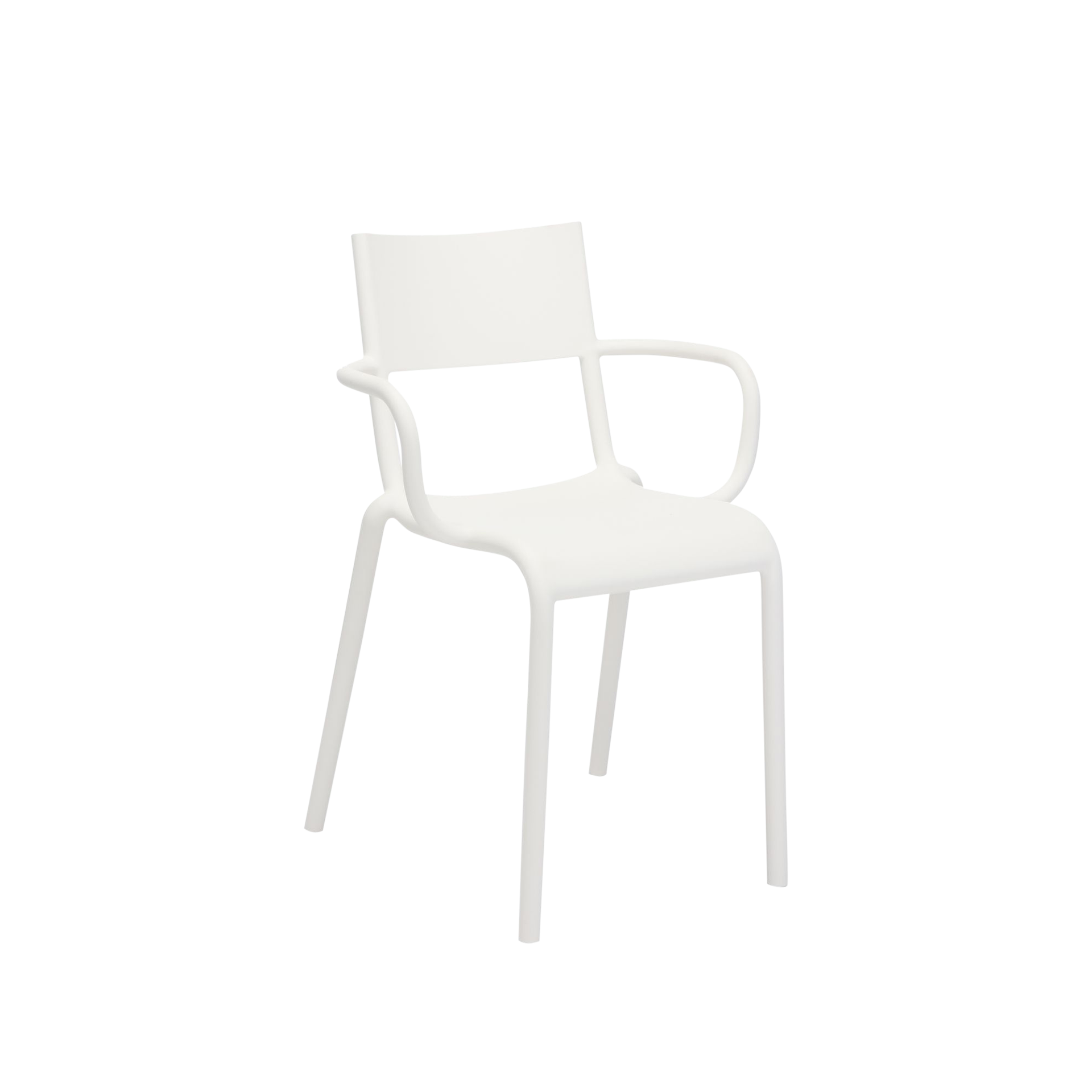 Kartell® Armlehnstuhl Generic A Weiß Kartell® Armlehnstuhl Generic A Weiß