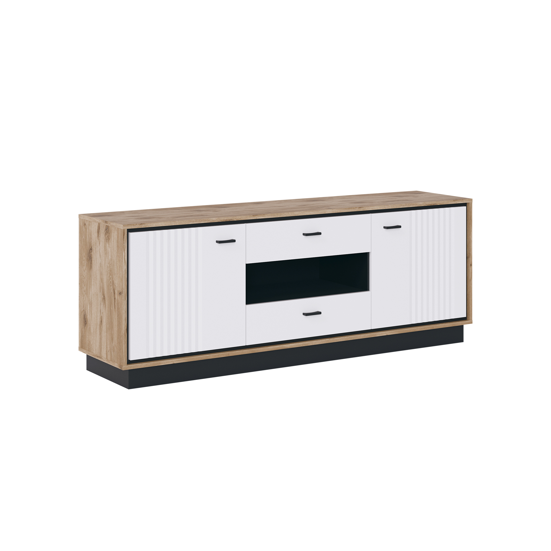 Novofurn Lowboard Windor Eichefarben 167*64.5*40 Novofurn Lowboard Windor Eichefarben 167*64.5*40