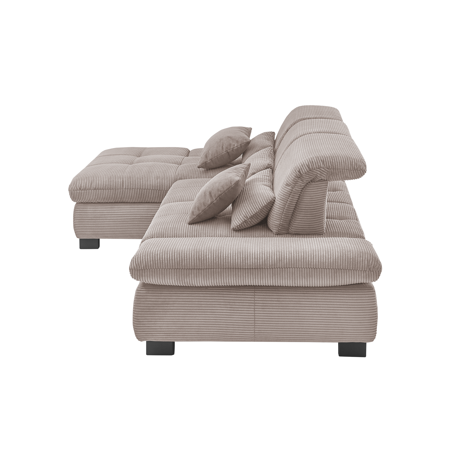set one by Musterring Ecksofa Cordula Beige Ottomane links set one by Musterring Ecksofa Cordula Beige Ottomane links