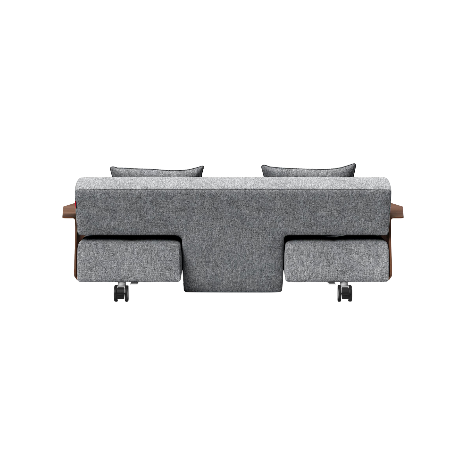 INNOVATION LIVING Schlafsofa Long Horn Bezug Granit Gestell Silber INNOVATION LIVING Schlafsofa Long Horn Bezug Granit Gestell Silber