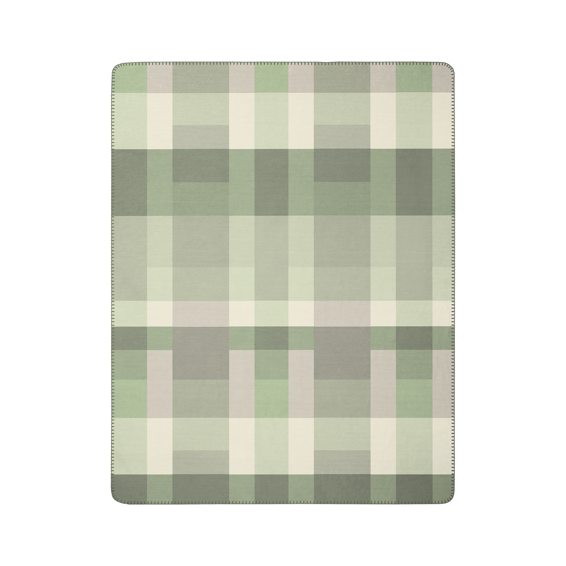 Casea Decke Casea Vigo Check Olive 150x200cm