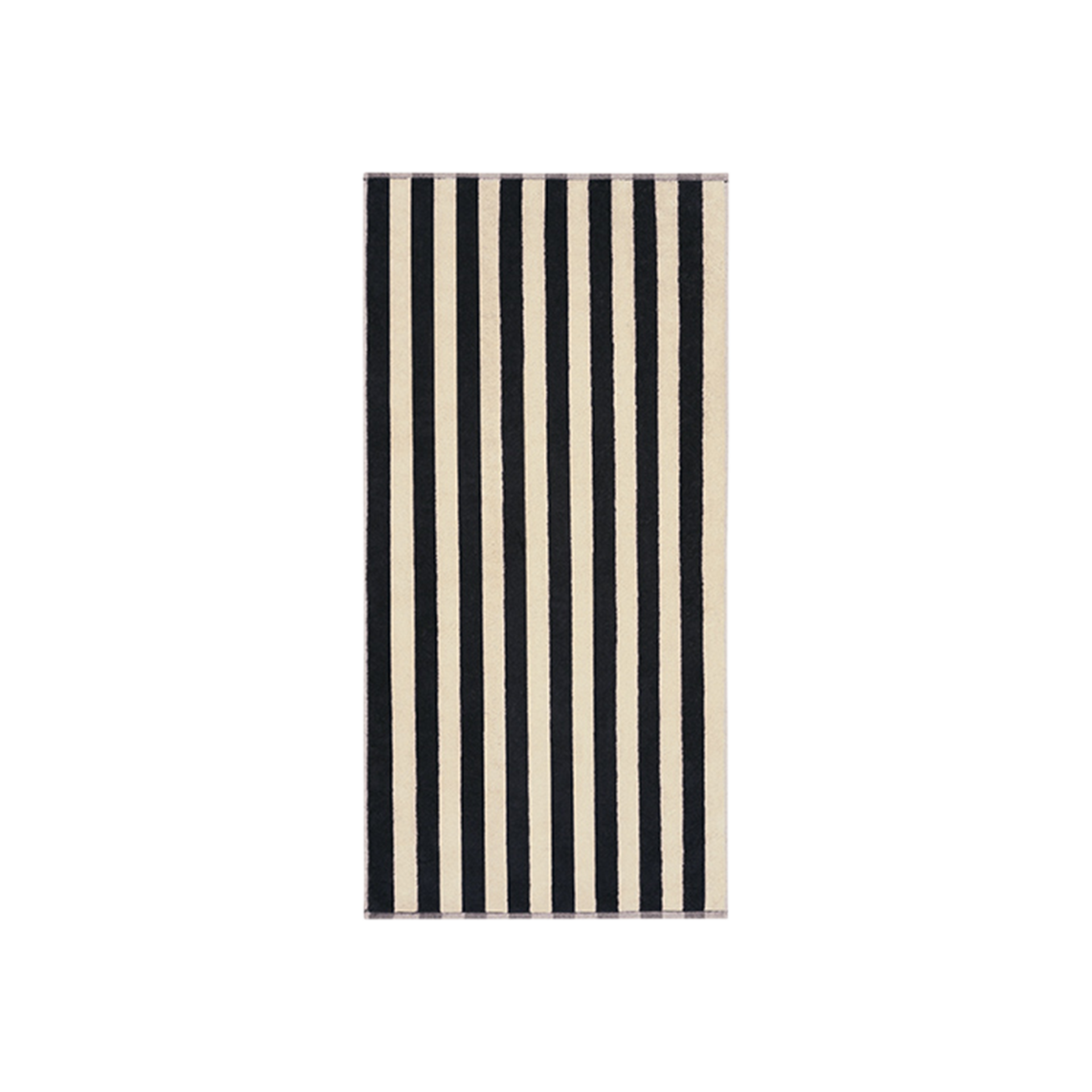 Cawö Duschtuch Bold Schwarz-Beige 70x140cm