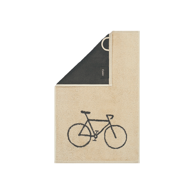 Cawö Gästehandtuch Bicycle Beige 30x50cm Cawö Gästehandtuch Bicycle Beige 30x50cm