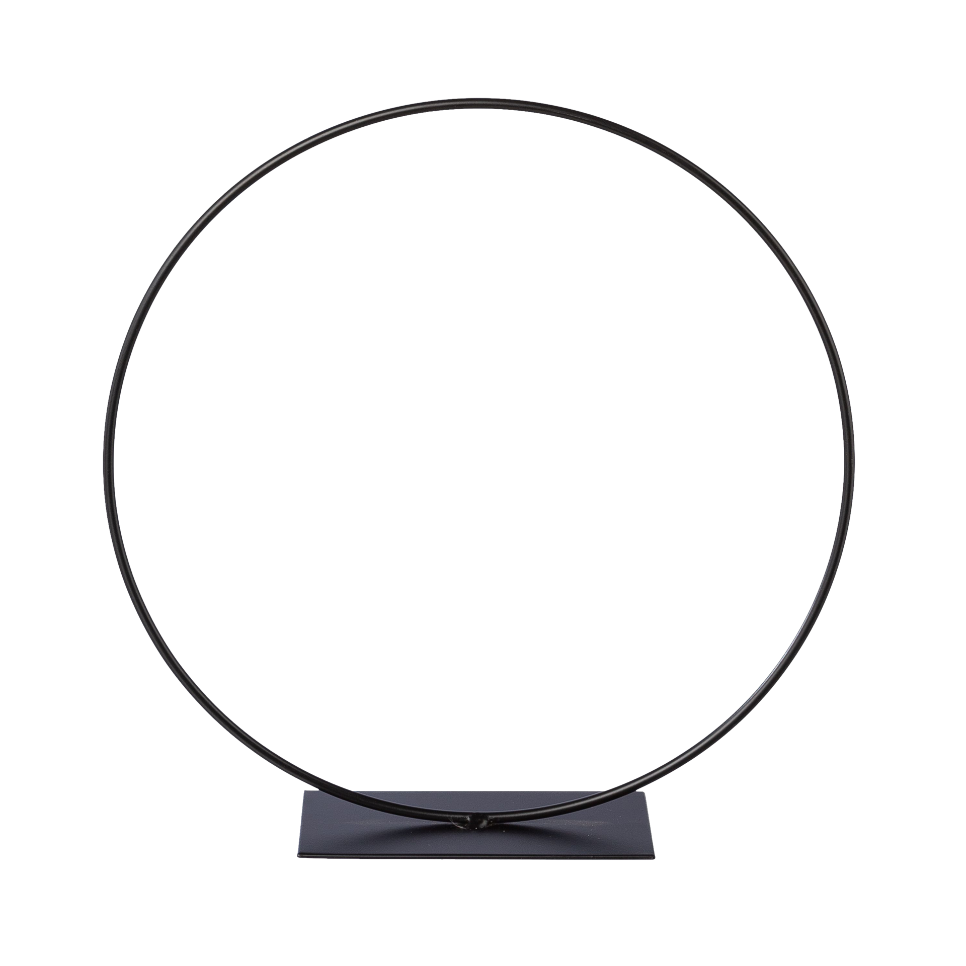 Dekoaufsteller Ring dünn auf Board Schwarz Dekoaufsteller Ring dünn auf Board Schwarz