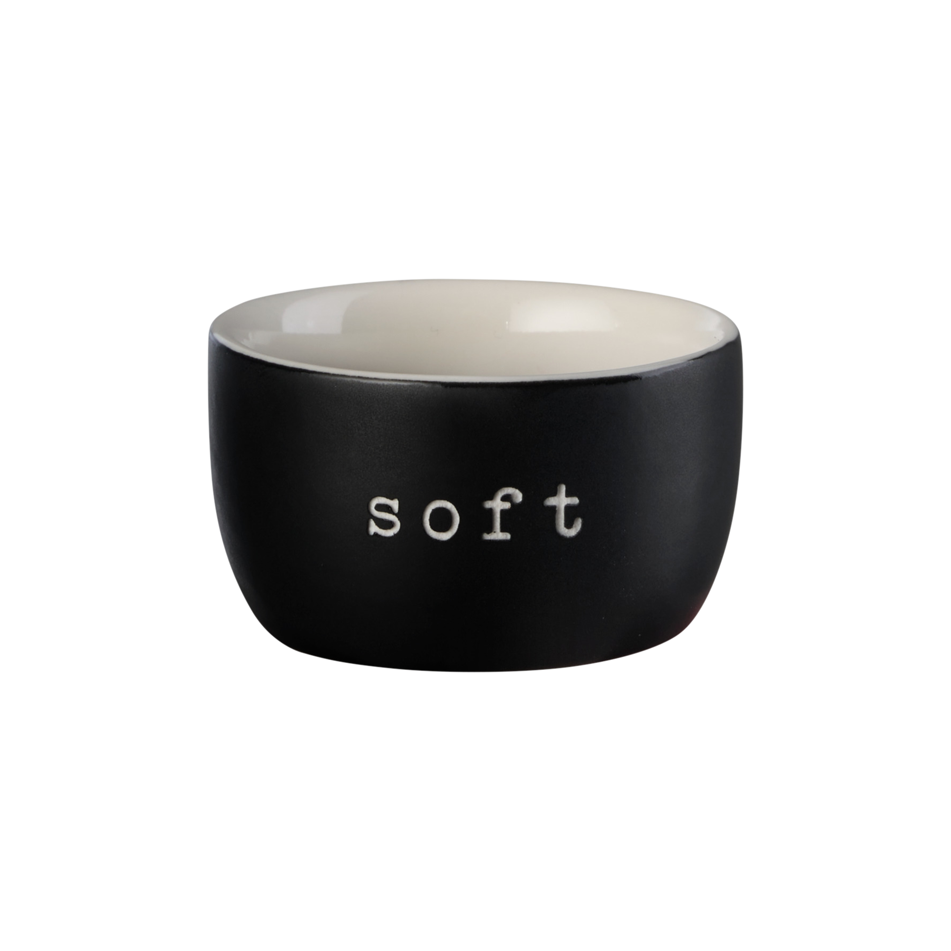 Eierbecher Hey! Schwarz matt Eierbecher Hey! Schwarz matt