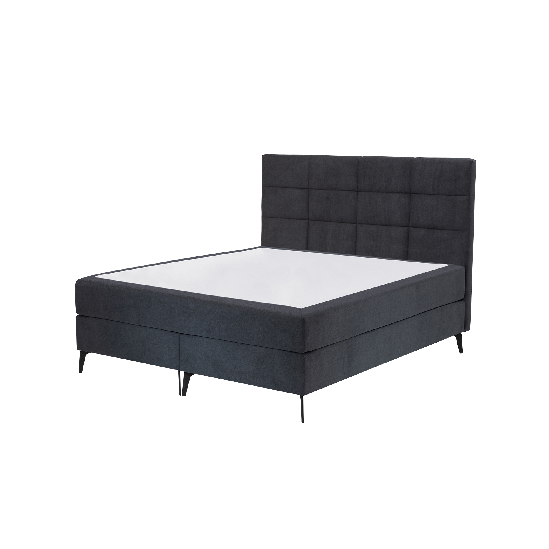 Skanwell Boxspringbett Rist Anthrazit 180x200 cm H4 - extra fest, ab ca. 110 kg H5 - ultra fest, ab ca. 130 kg Skanwell Boxspringbett Rist Anthrazit 180x200 cm H4 - extra fest, ab ca. 110 kg H5 - ultra fest, ab ca. 130 kg