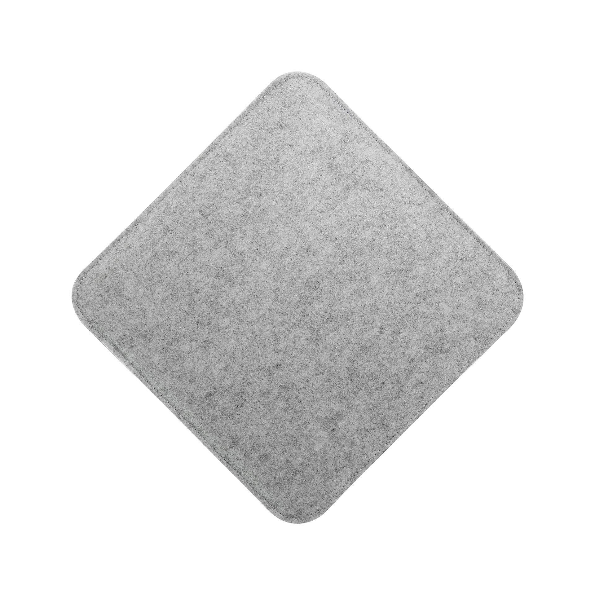 Stuhlkissen Silber 35x35cm