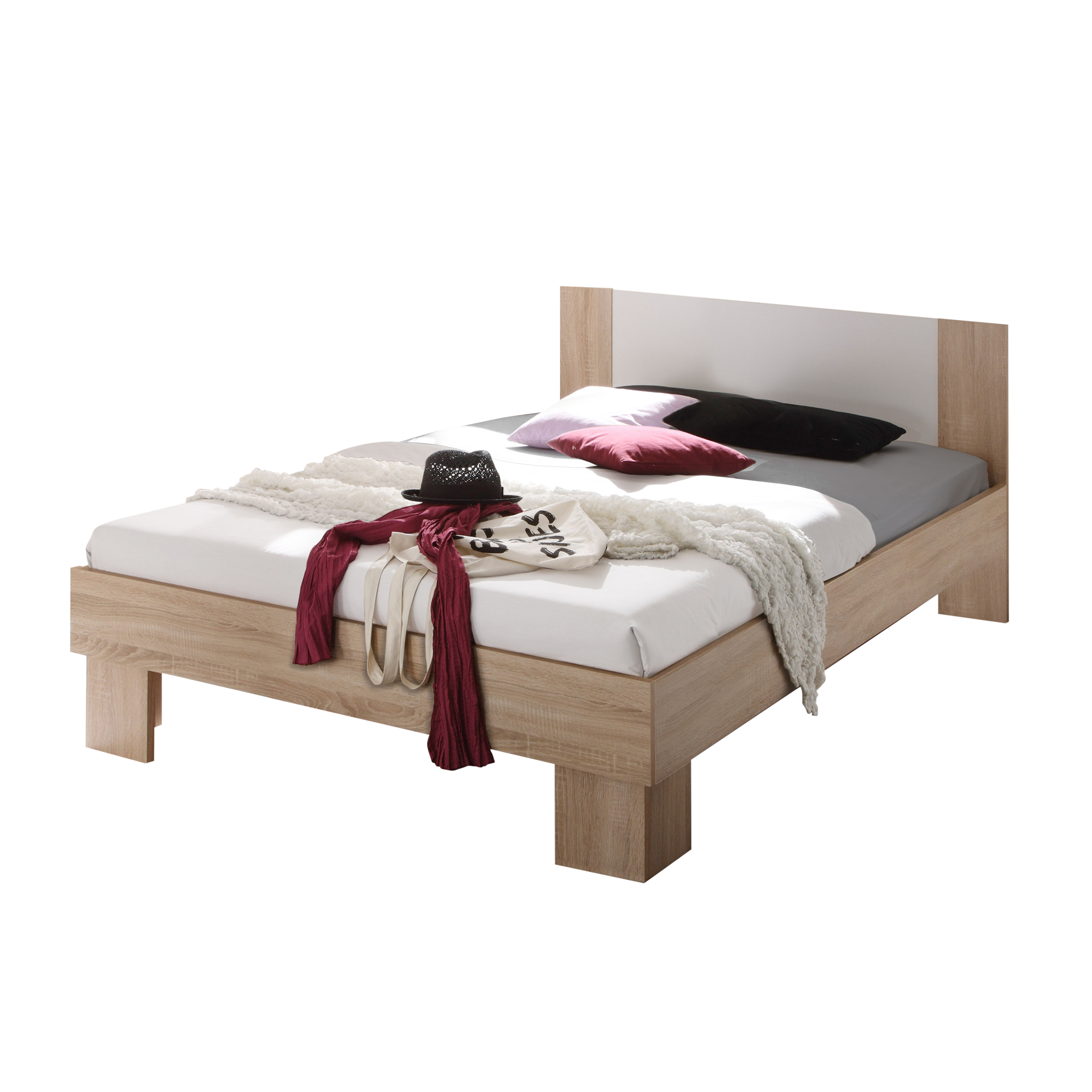 Bett Magdalena Eichefarben Bett Magdalena Eichefarben