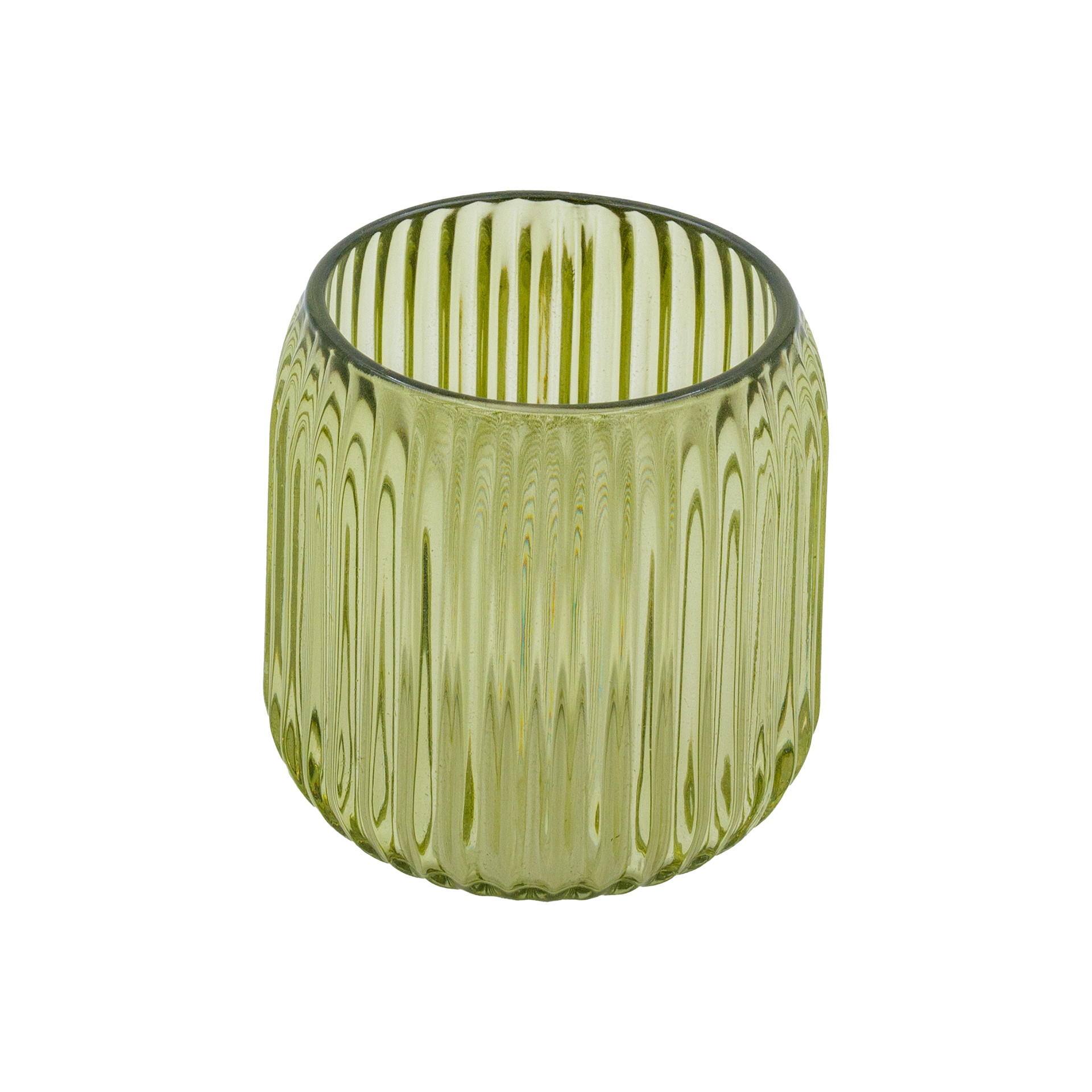 Teelichthalter Tinsel light green