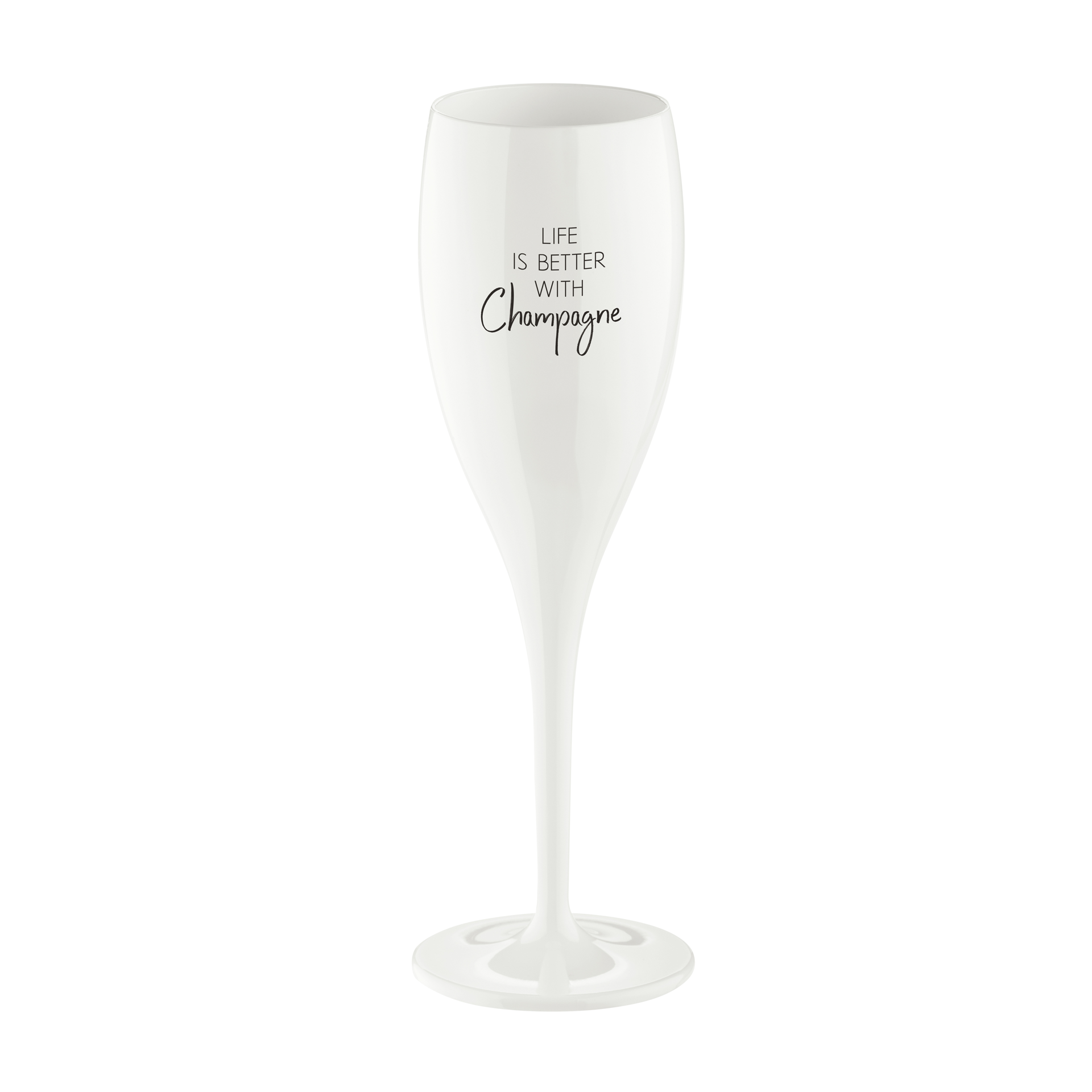 Glas CHEERS No. 1 white