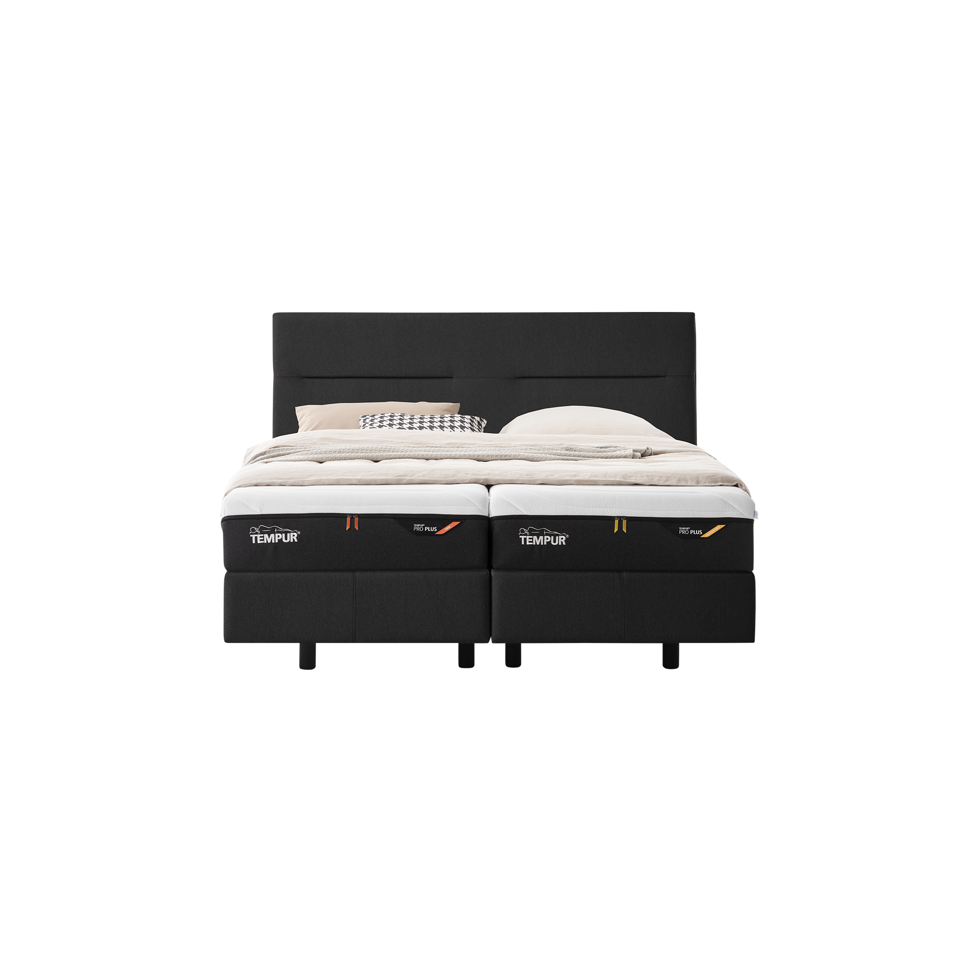 TEMPUR® Polsterbett Classic Bezug Charcoal Grau 180x200 cm