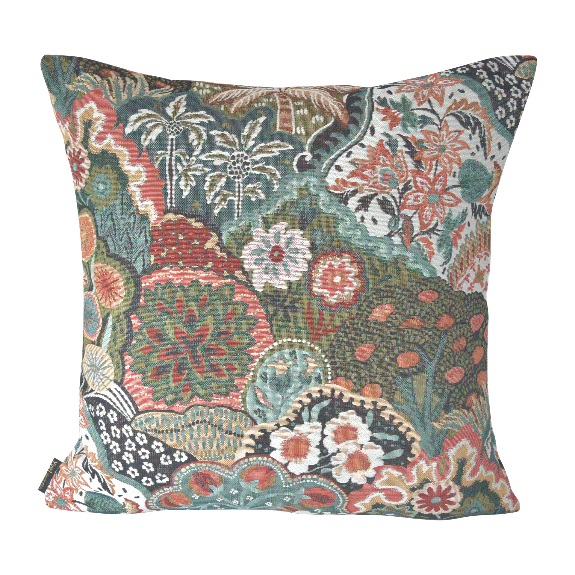 Kissenhülle Borneo-Gobelin Petrol 50x50cm Kissenhülle Borneo-Gobelin Petrol 50x50cm