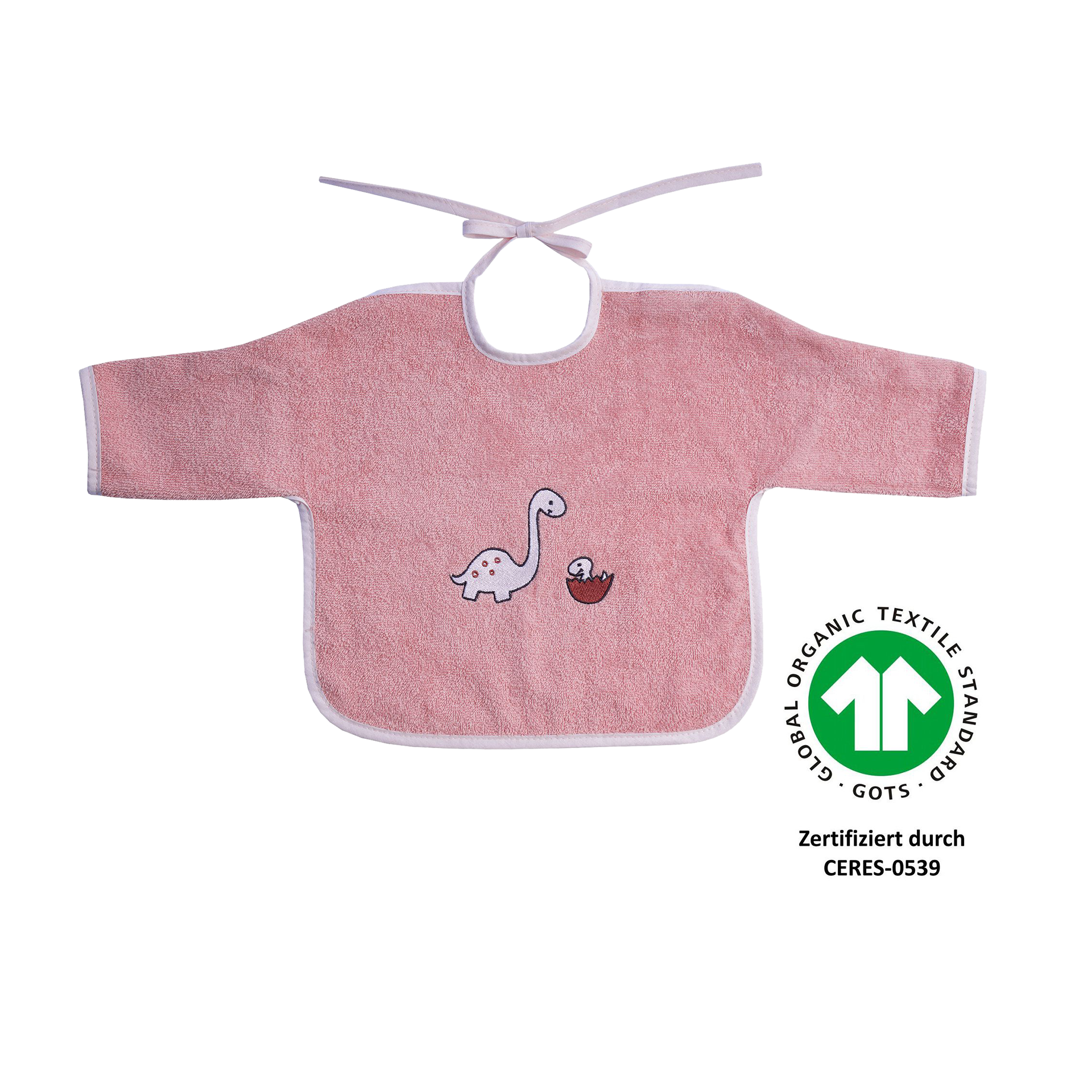 Lätzchen Dinofamilie rosa rosa Lätzchen Dinofamilie rosa rosa
