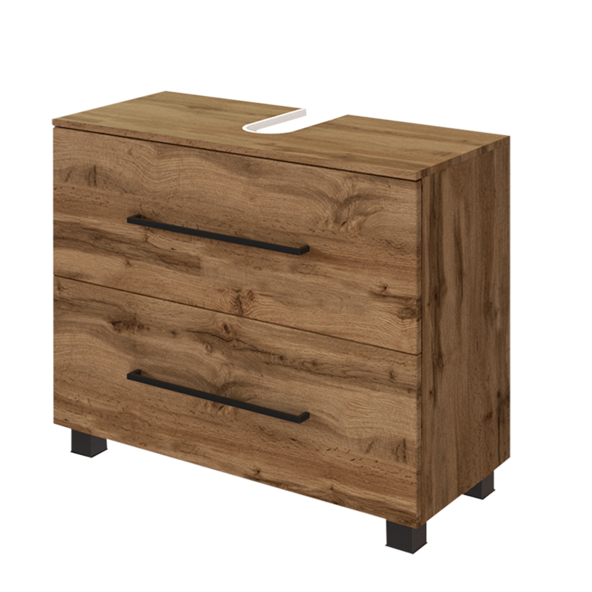 Novofurn Waschbeckenunterschrank Ludo Eichefarben 35*70*54 Novofurn Waschbeckenunterschrank Ludo Eichefarben 35*70*54