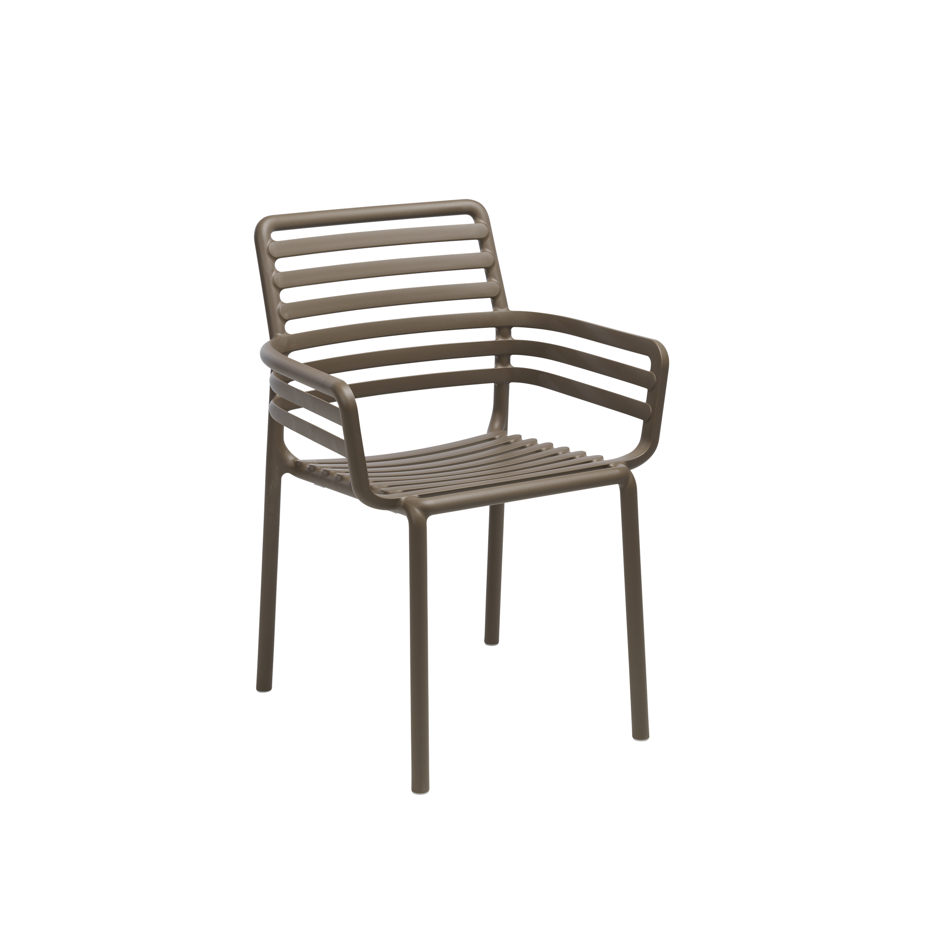 Nardi Armlehnstuhl Doga Tabacco stapelbar Nardi Armlehnstuhl Doga Tabacco stapelbar