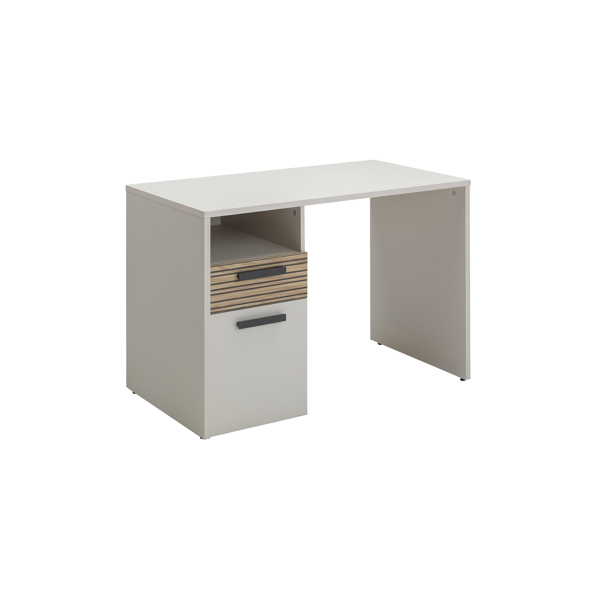 Schreibtisch Brüssel Absetzung Stripped Wood Platte Cashmere Gestell Cashmere Griff Schwarz Schreibtisch Brüssel Absetzung Stripped Wood Platte Cashmere Gestell Cashmere Griff Schwarz