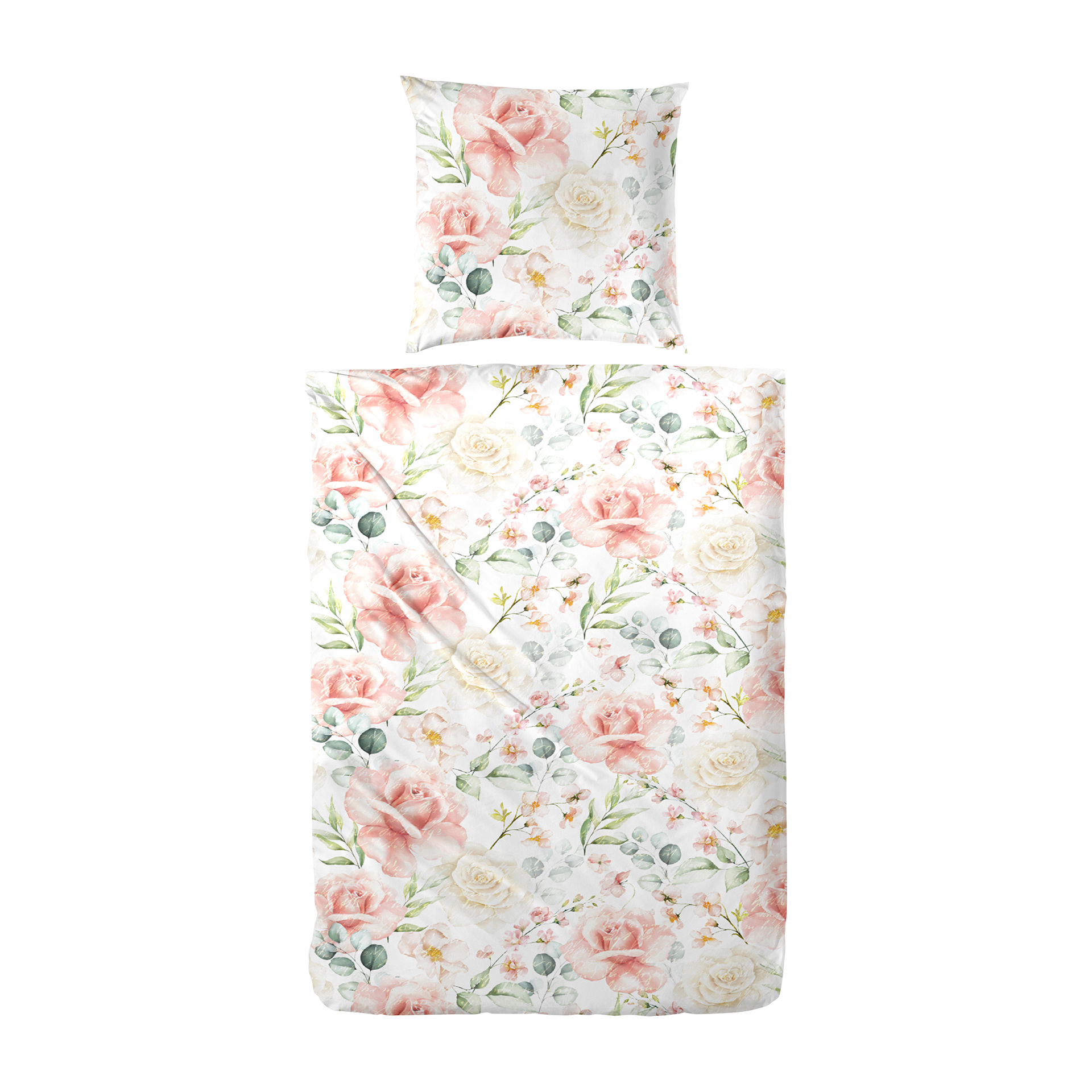 Bettwäsche Hofmeister Home Rosé-Grün 135x200cm