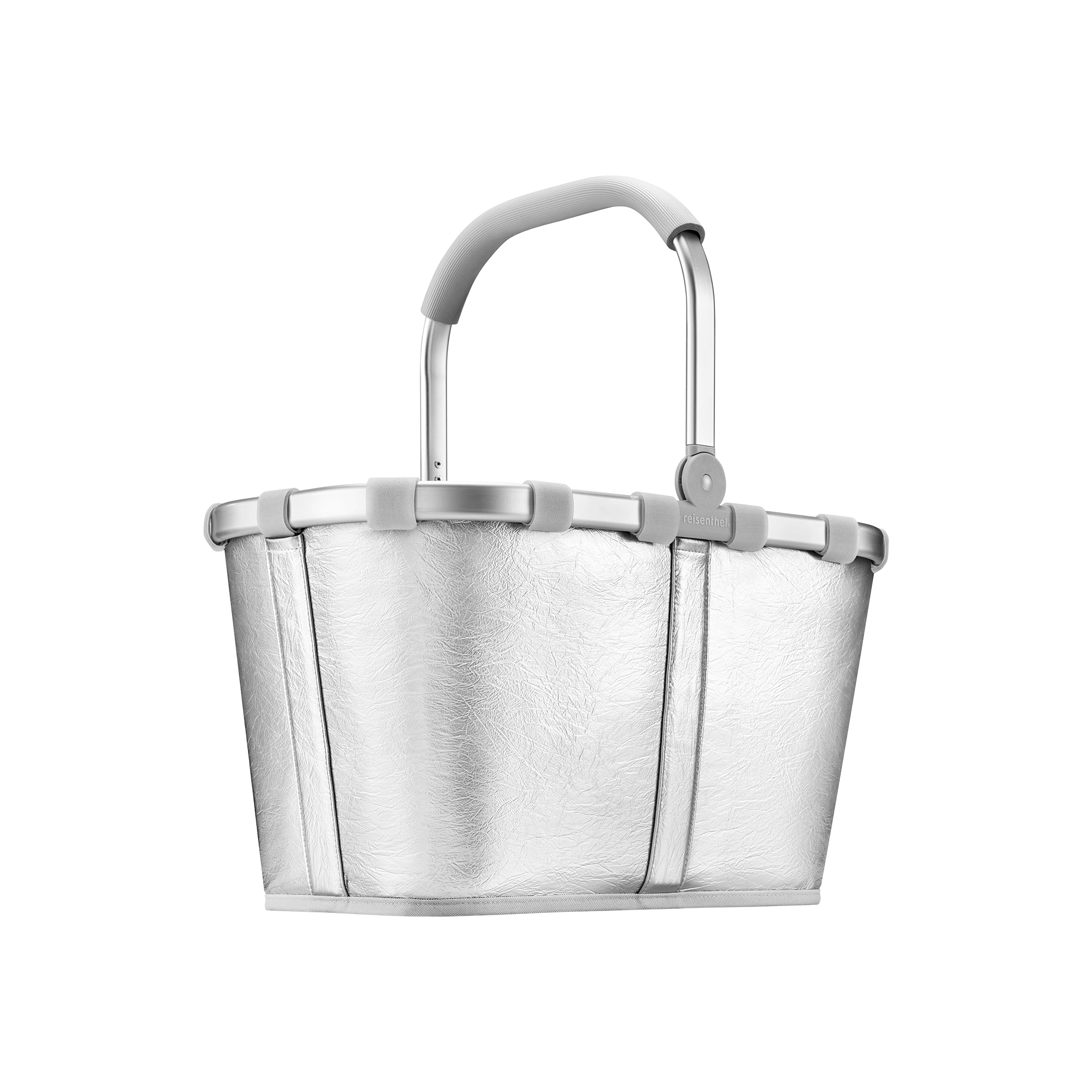 Korb Carrybag Silver Crackle