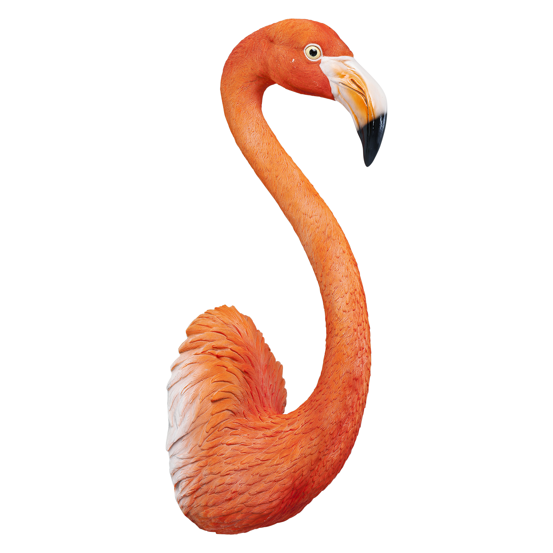 Kare Wanddeko Flamingo Korpus Mandarine