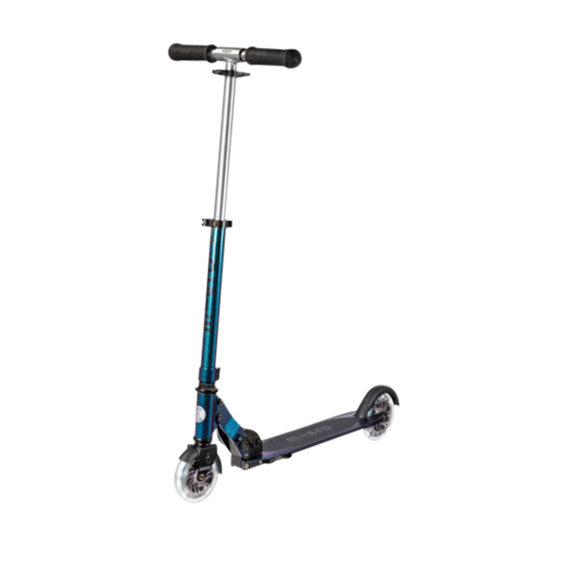Scooter micro sprite LED Pearl green purple