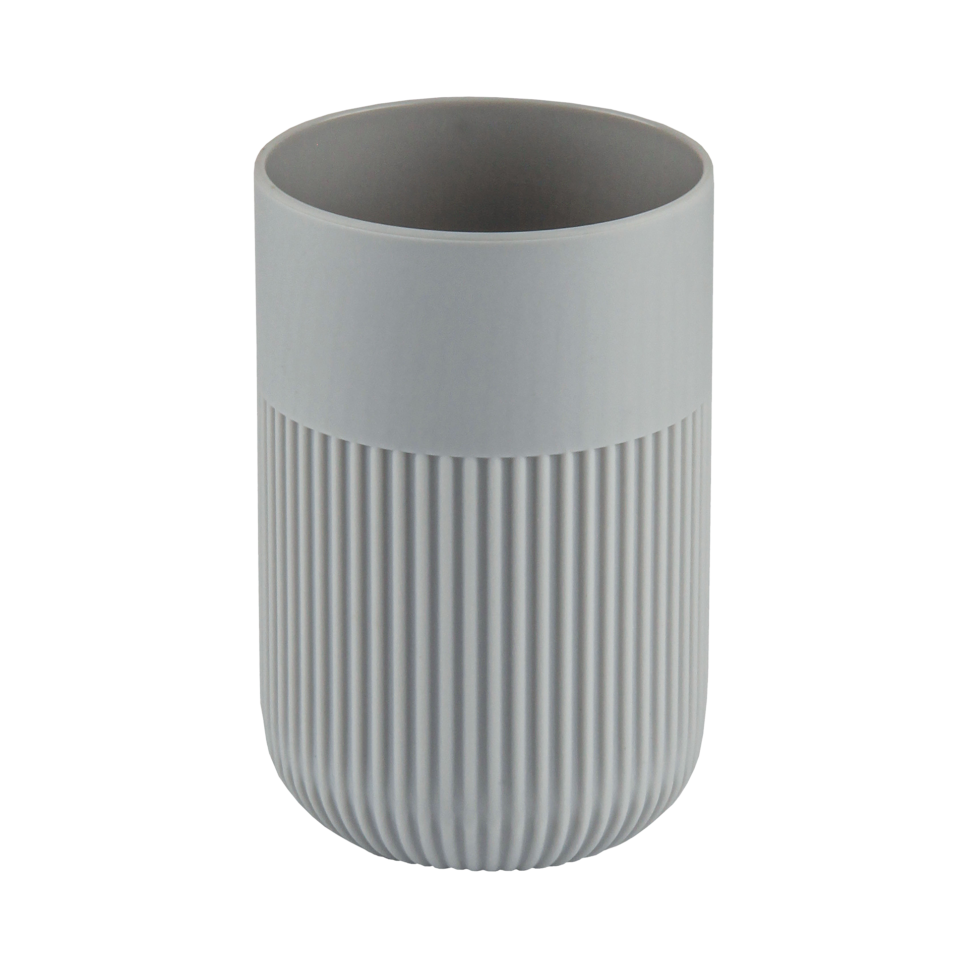 kleine Wolke Zahnputzbecher Scout Silbergrau