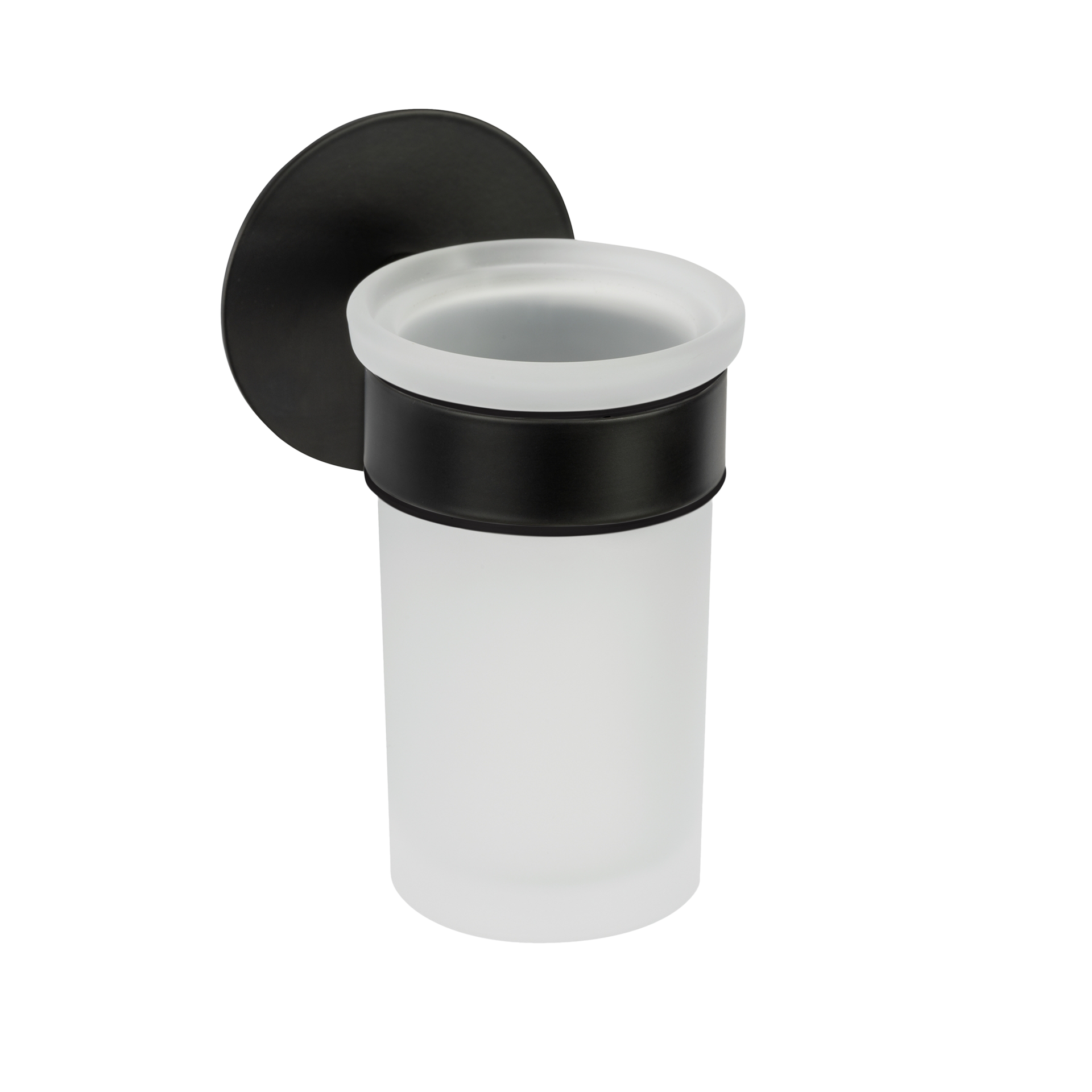 SCHÖNER WOHNEN-Kollektion Zahnputzbecher Meleto Schwarz SCHÖNER WOHNEN-Kollektion Zahnputzbecher Meleto Schwarz
