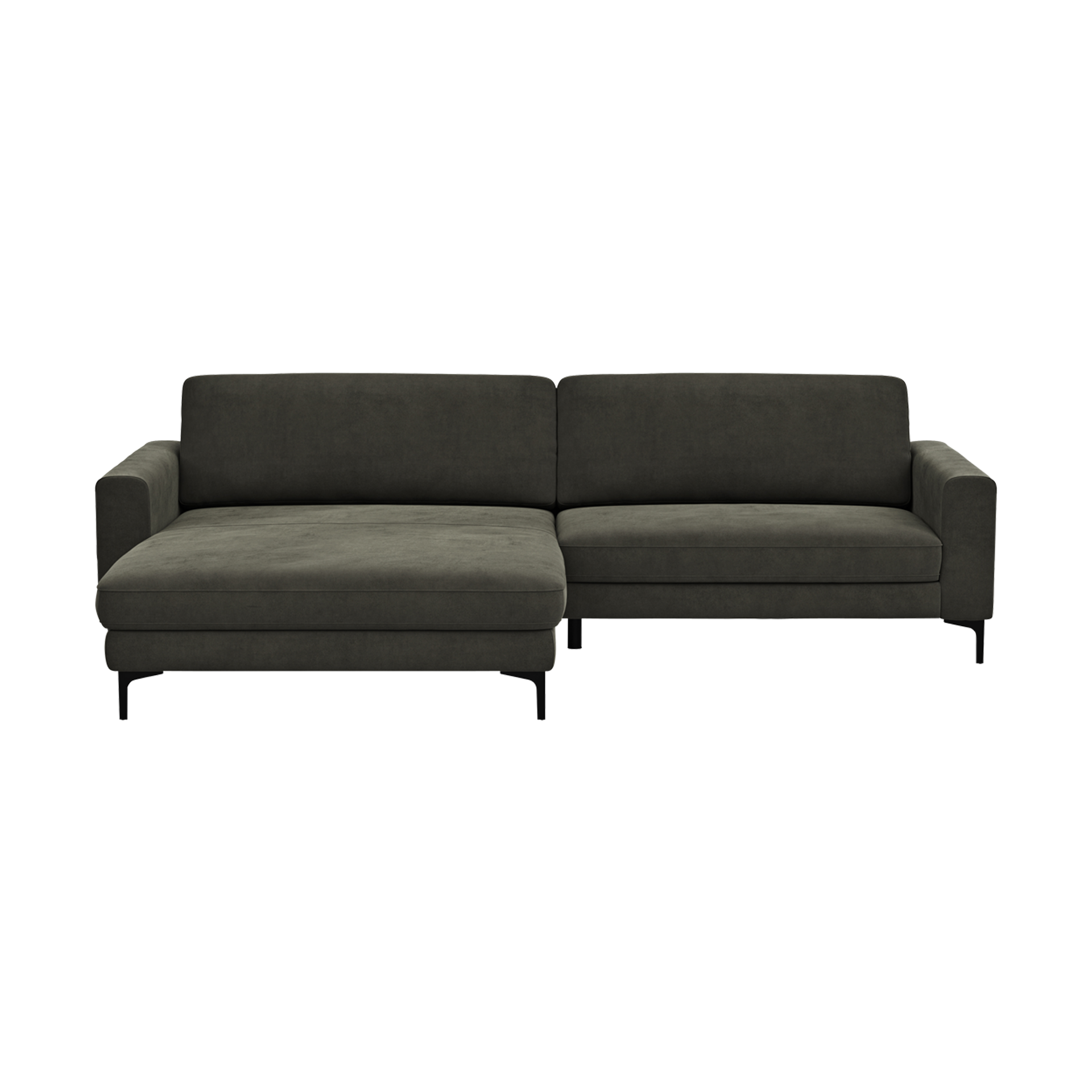 Global wohnen Ecksofa Oviedo Braun langer Schenkel links Global wohnen Ecksofa Oviedo Braun langer Schenkel links