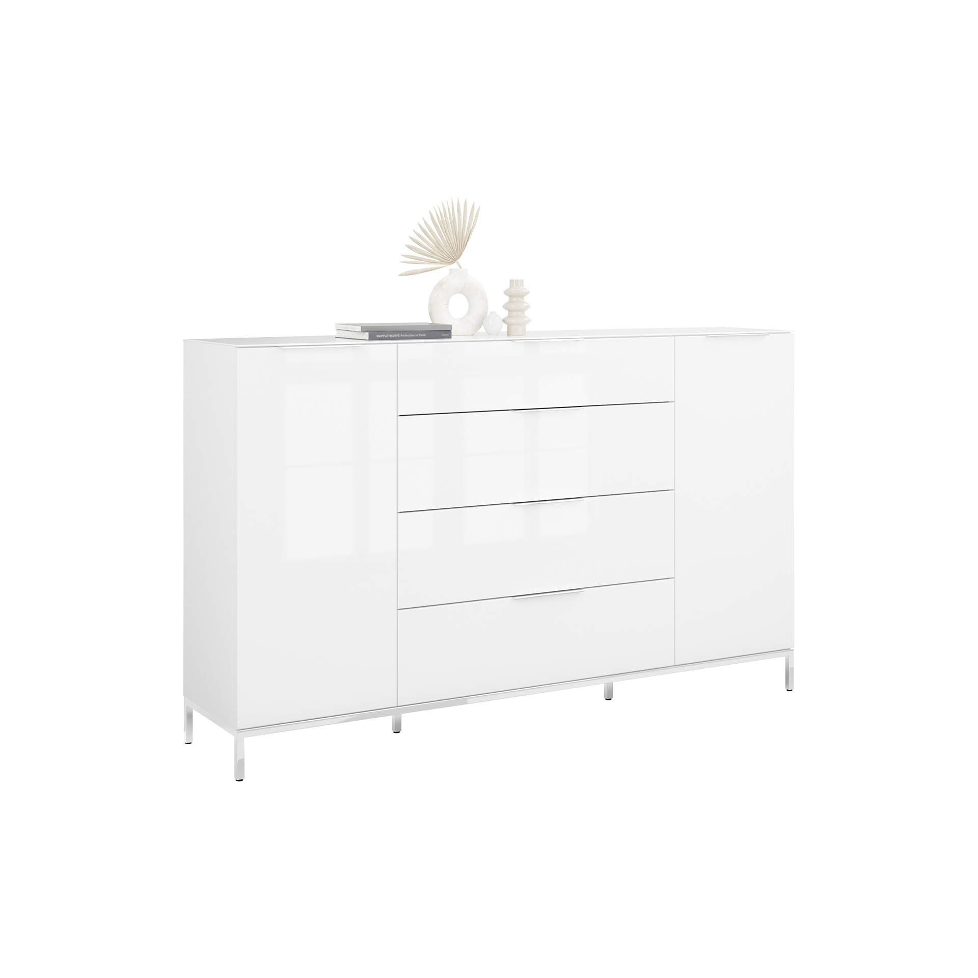 Kommode Stan Weiß 40*180*98.7 Kommode Stan Weiß 40*180*98.7