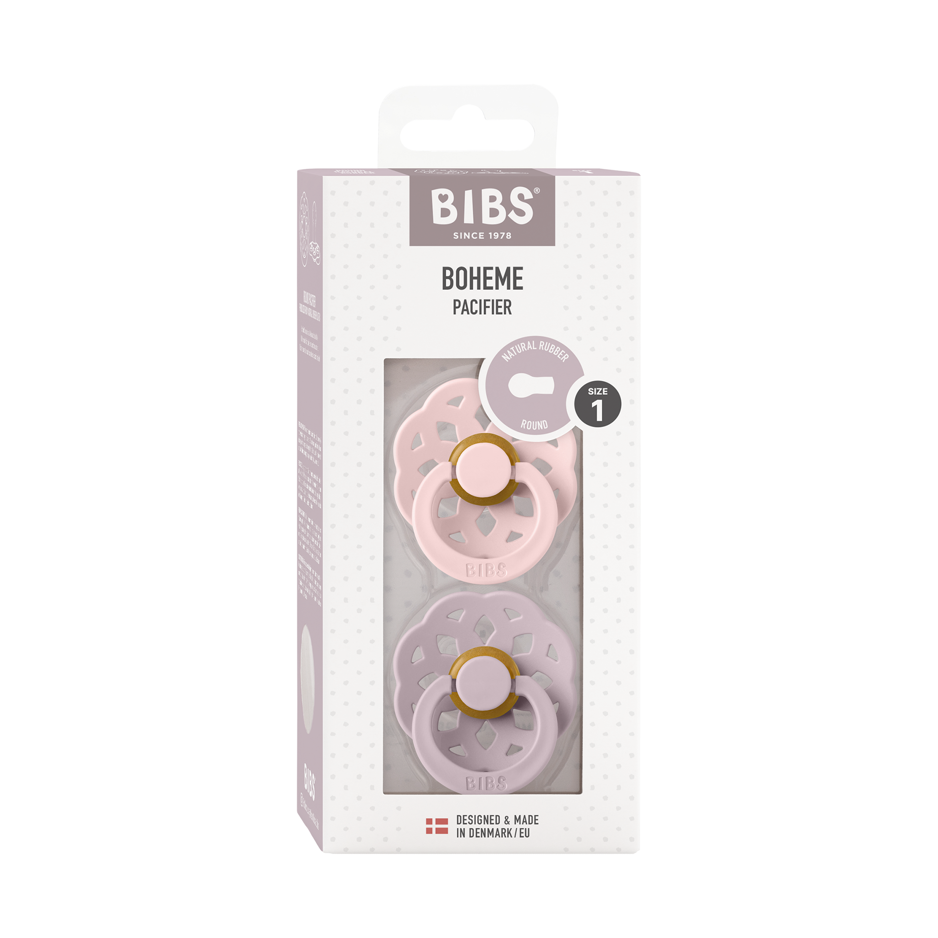 Schnuller BIBS Boheme Blossom & Dusky Lilac