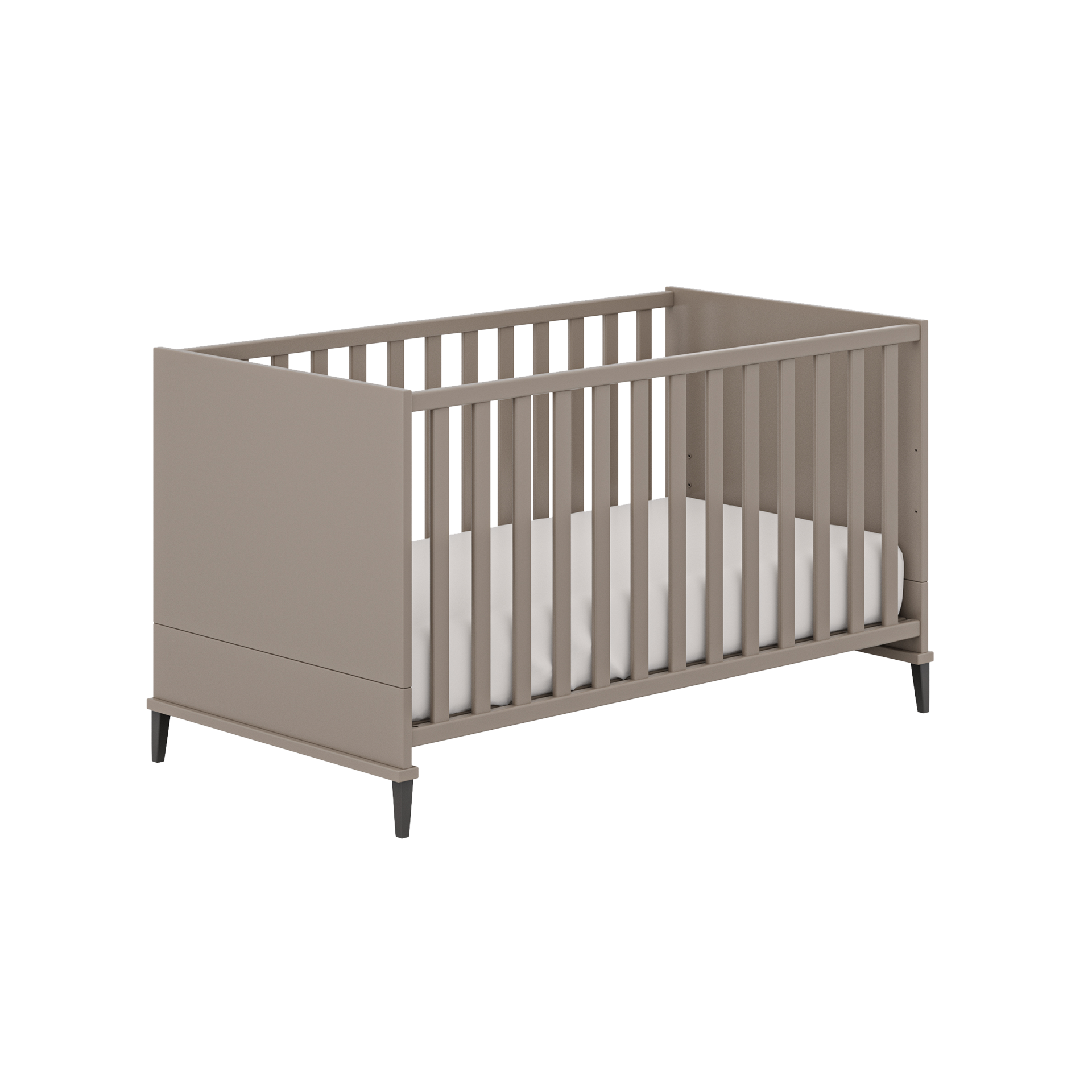 Zauberzwerg Babybett Neptun 70x140 cm Grau