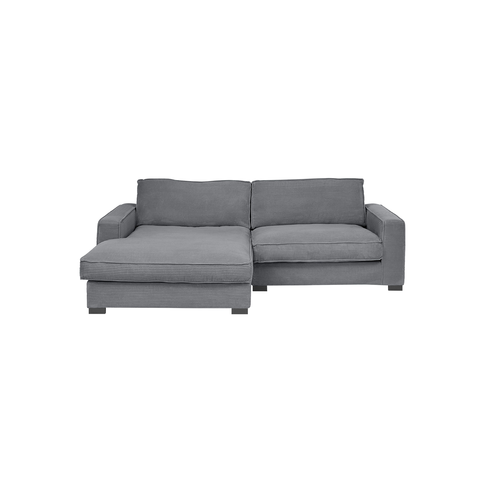 Ecksofa Happy Dunkelgrau